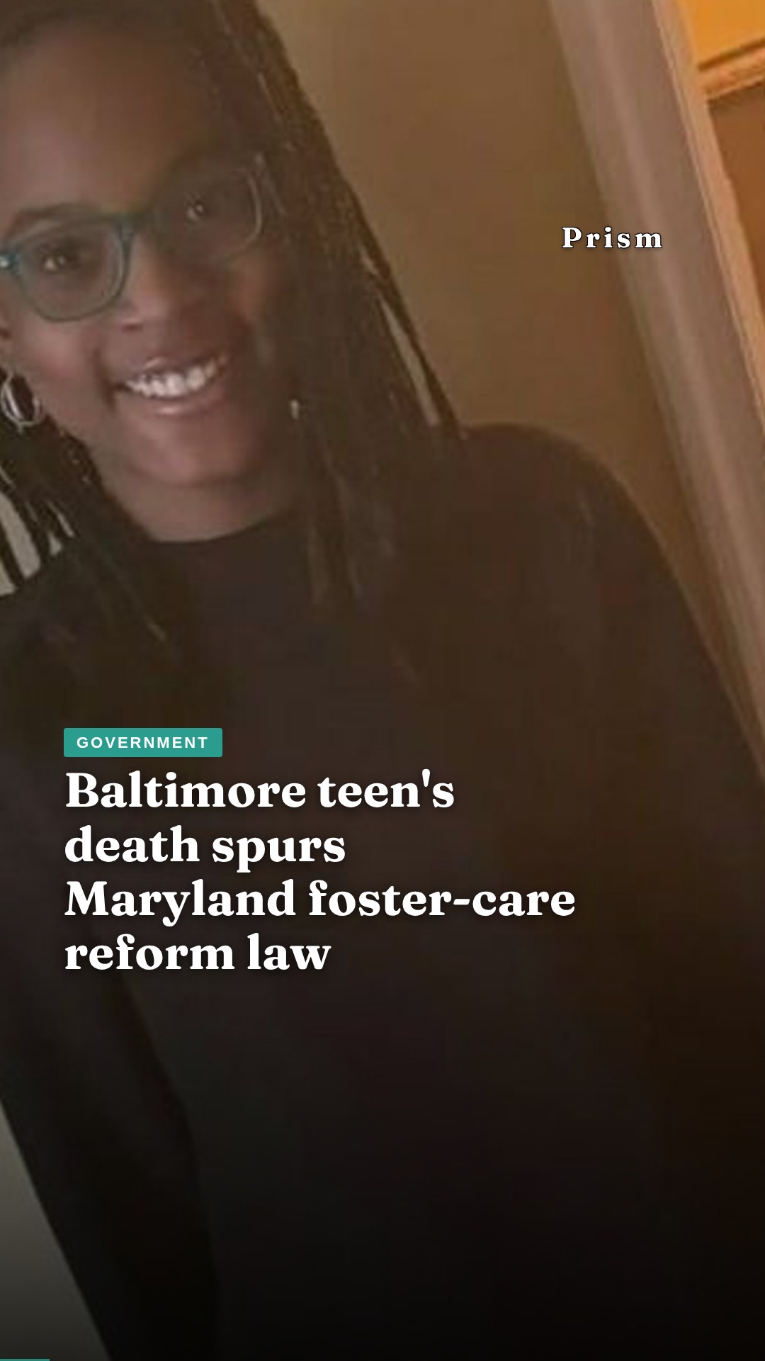Baltimore teen's death spurs Maryland foster-care reform law