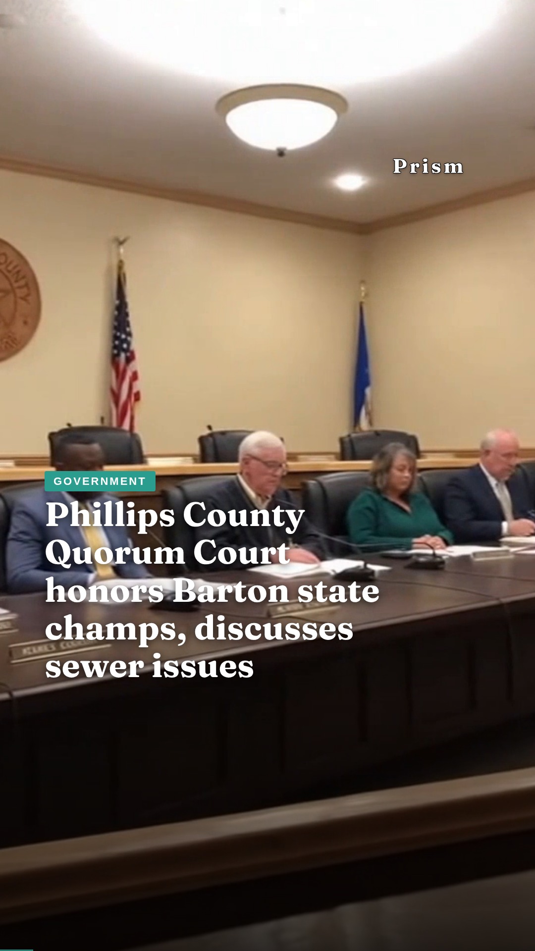 Phillips County Quorum Court honors Barton state champs, discusses sewer issues
