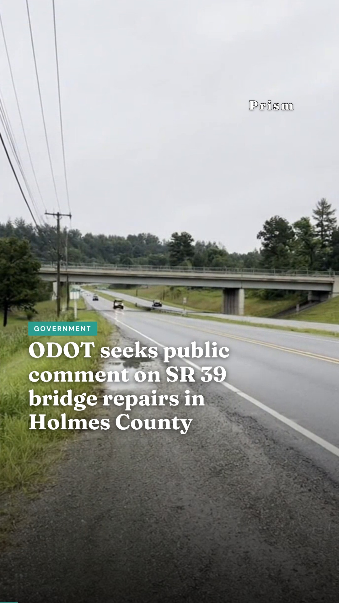 ODOT seeks public comment on SR 39 bridge repairs in Holmes County