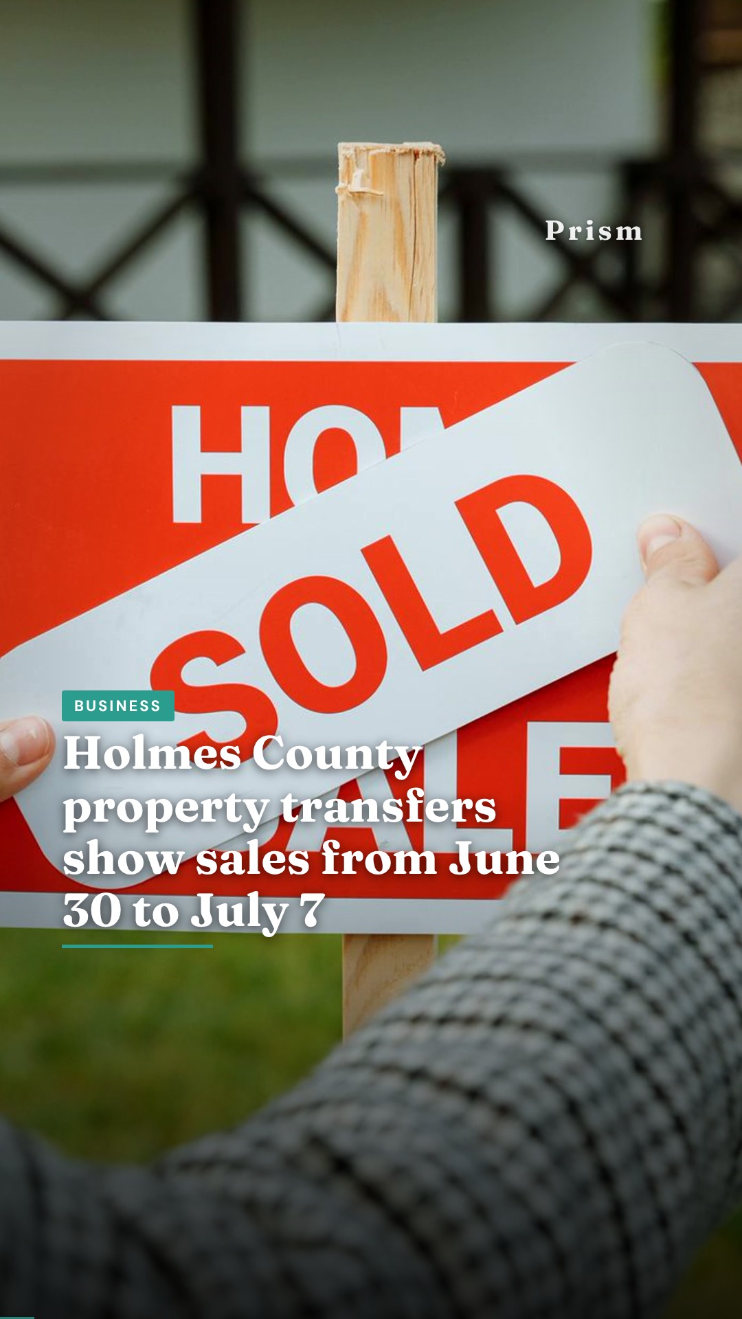 Holmes County property transfers show sales from June 30 to July 7