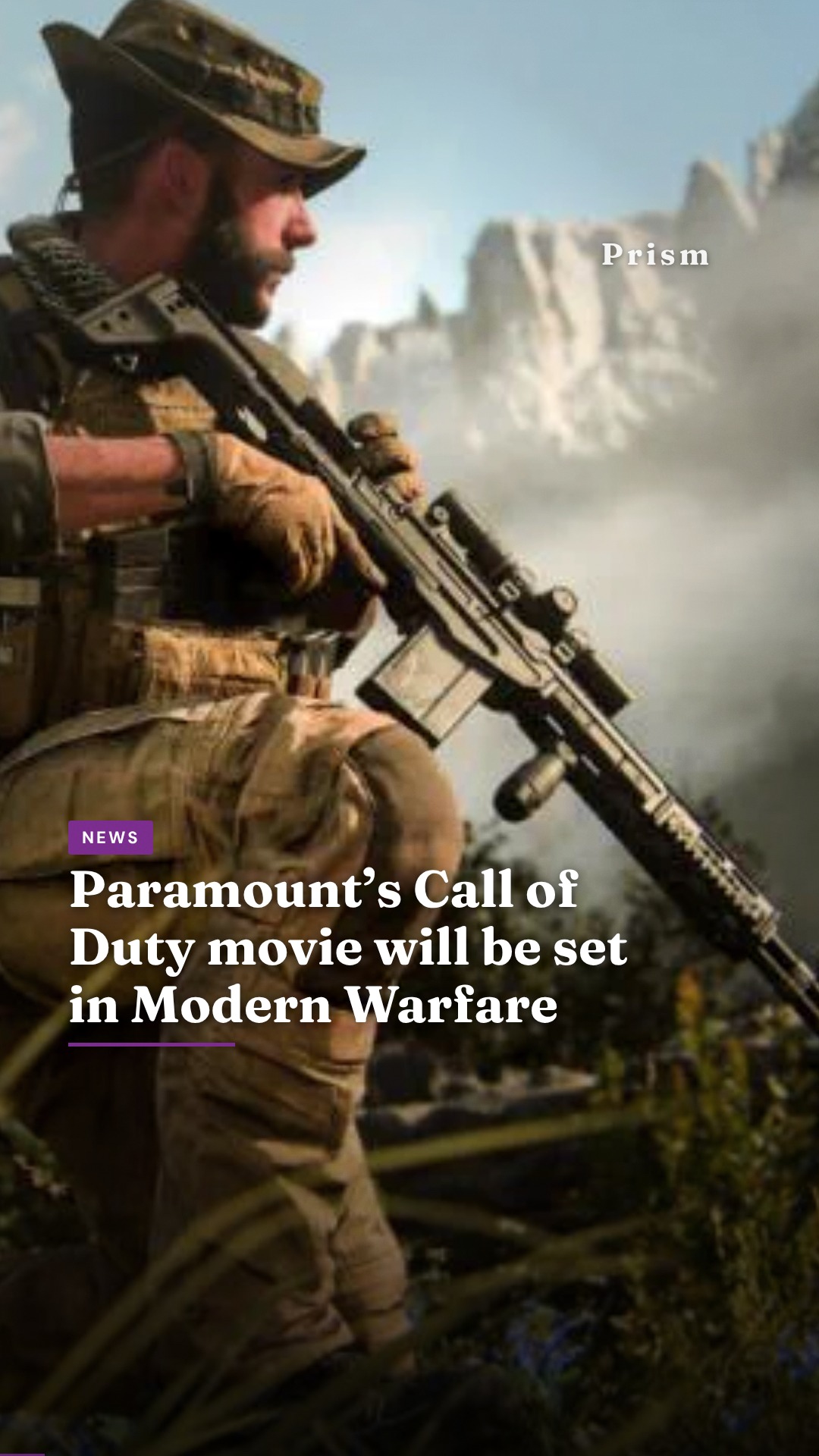 Paramount’s Call of Duty movie will be set in Modern Warfare