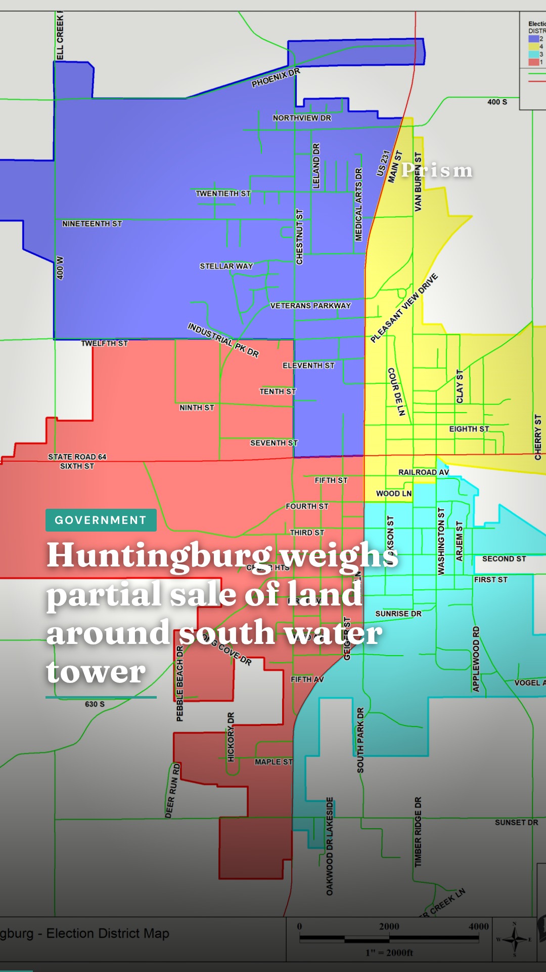 Huntingburg weighs partial sale of land around south water tower
