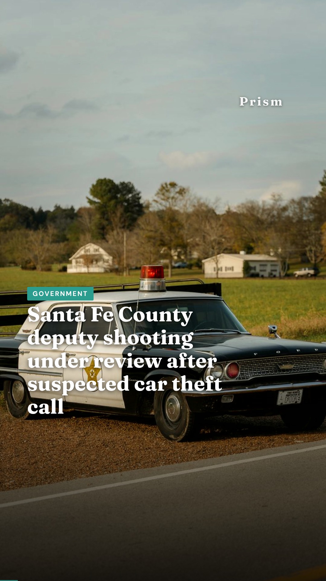 Santa Fe County deputy shooting under review after suspected car theft call