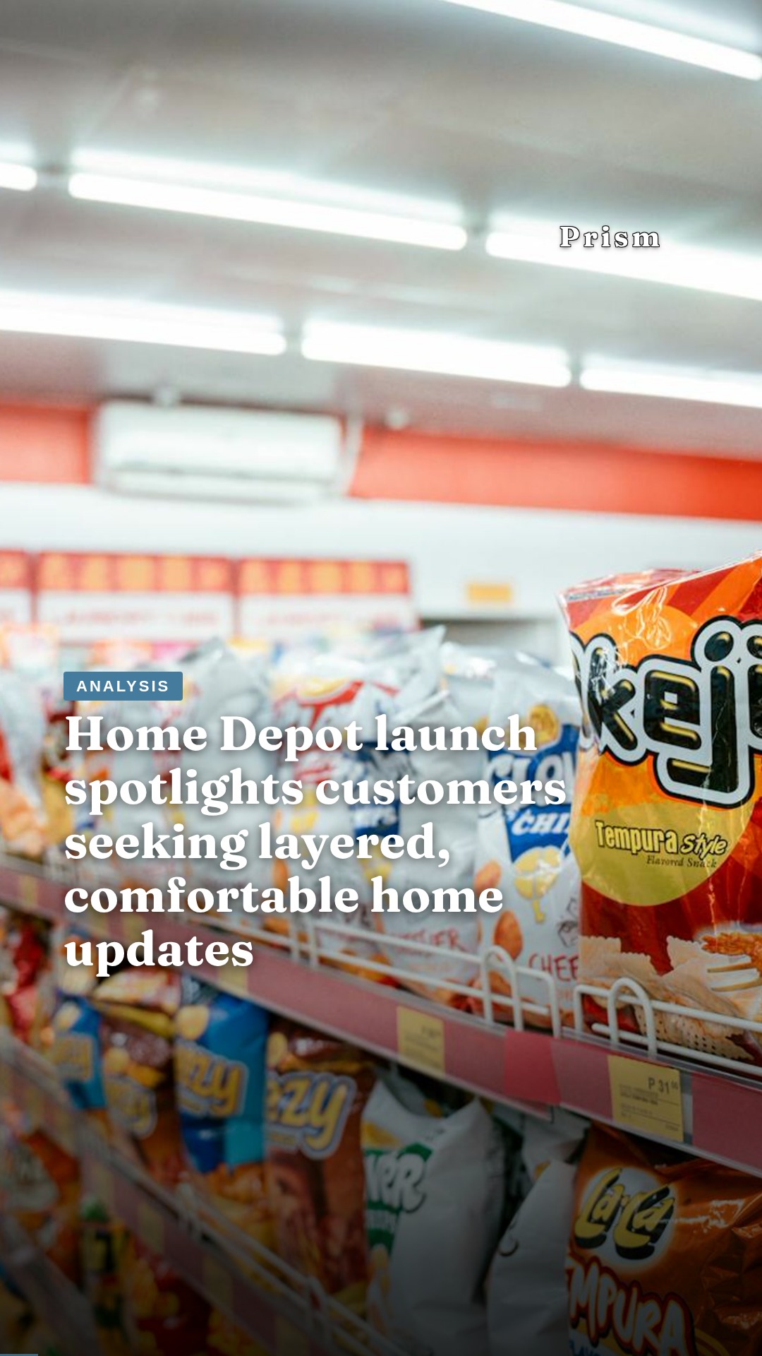 Home Depot launch spotlights customers seeking layered, comfortable home updates