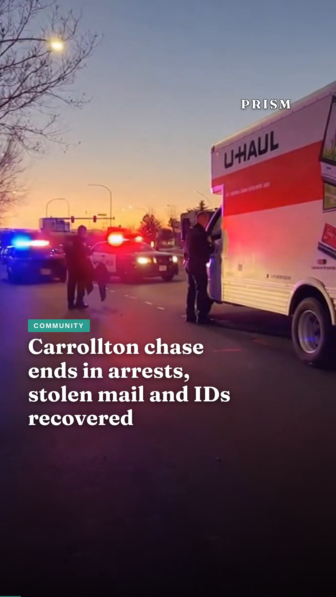 Carrollton chase ends in arrests, stolen mail and IDs recovered