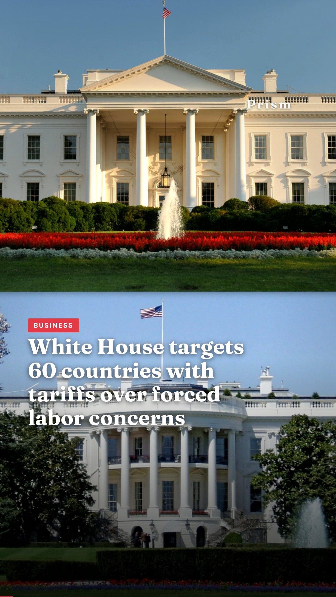 White House targets 60 countries with tariffs over forced labor concerns