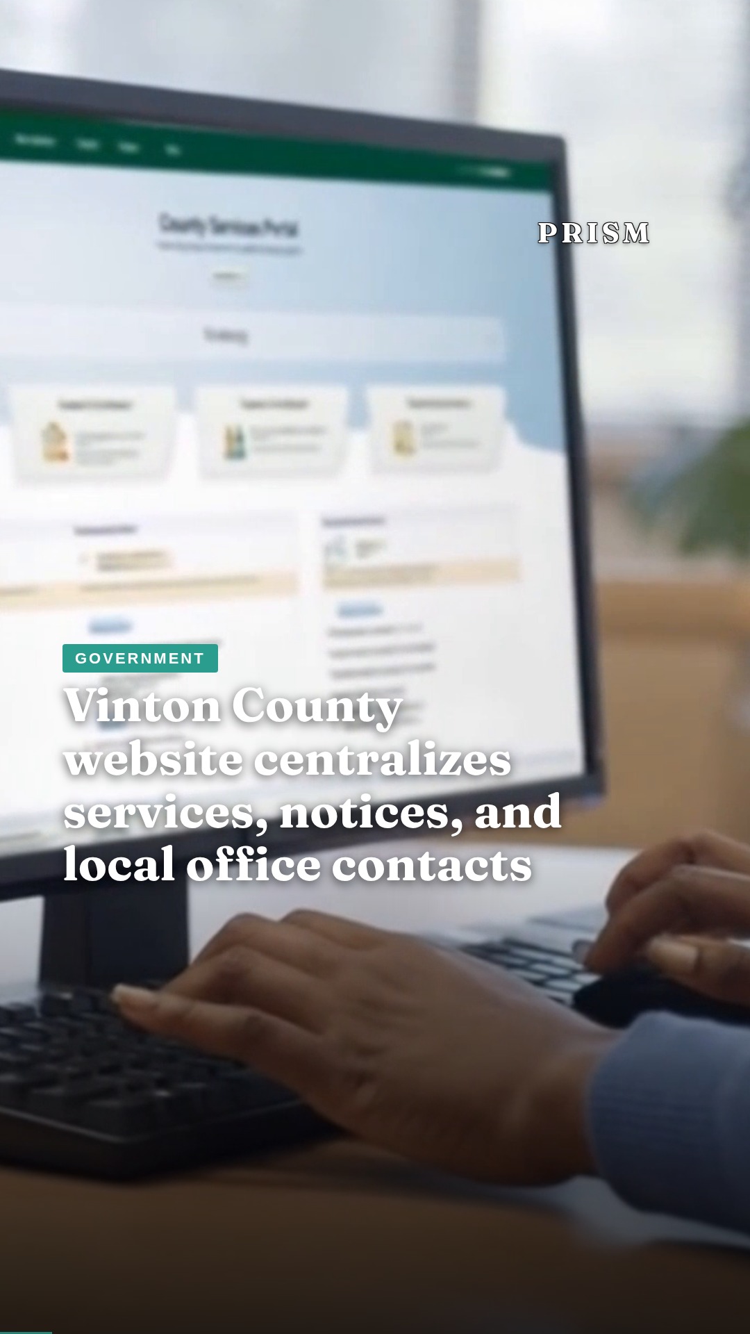 Vinton County website centralizes services, notices, and local office contacts