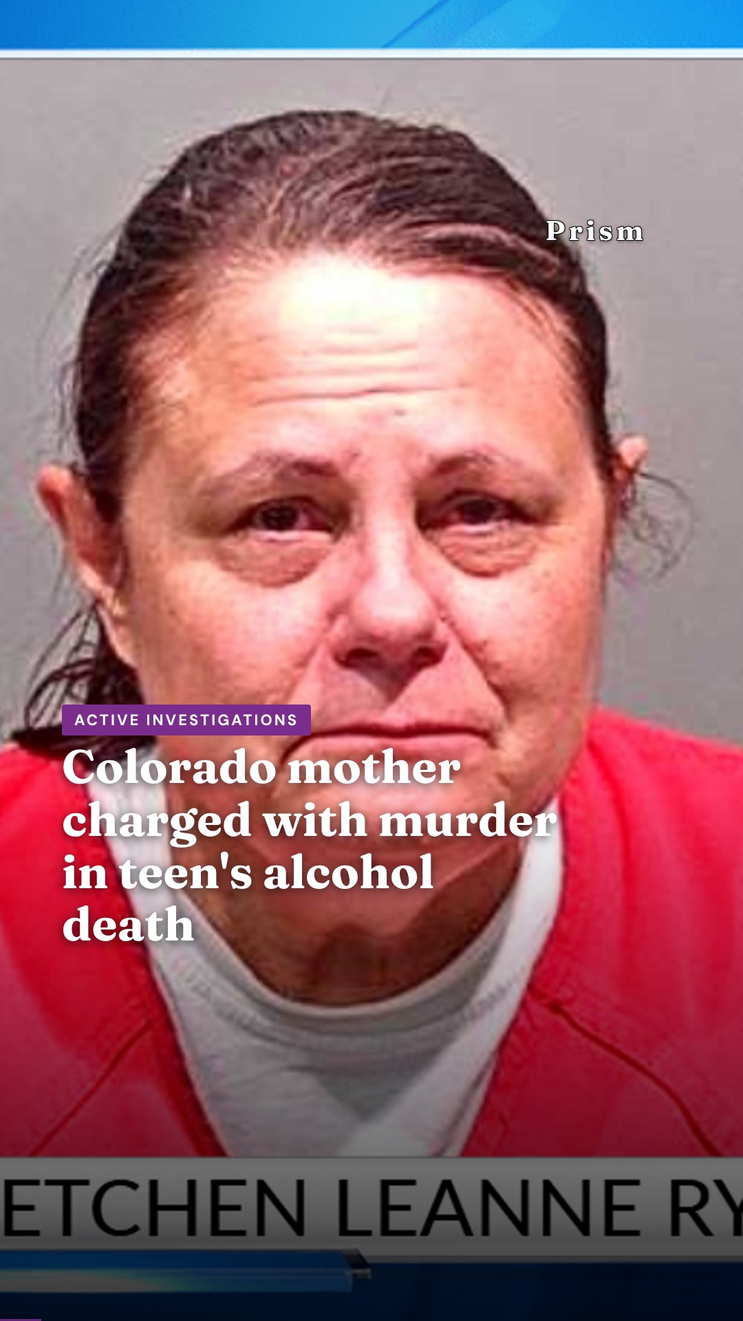 Colorado mother charged with murder in teen's alcohol death