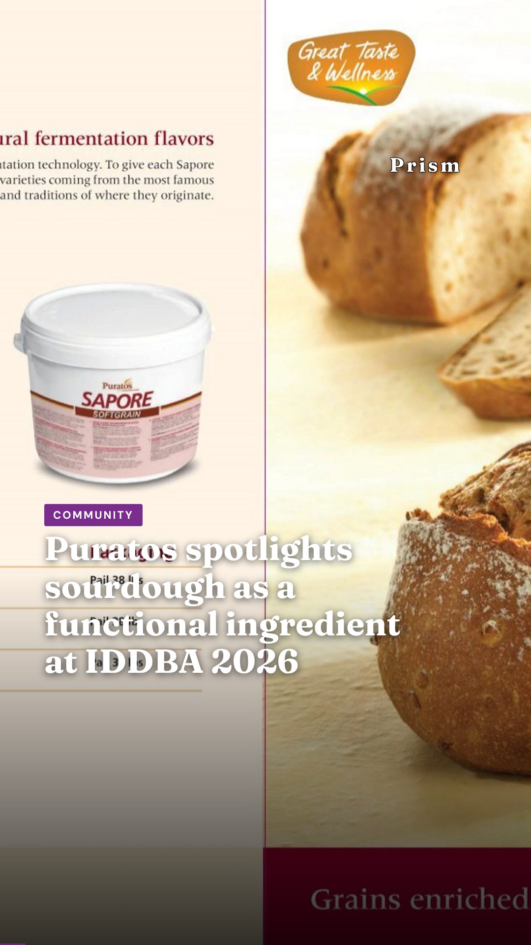 Puratos spotlights sourdough as a functional ingredient at IDDBA 2026
