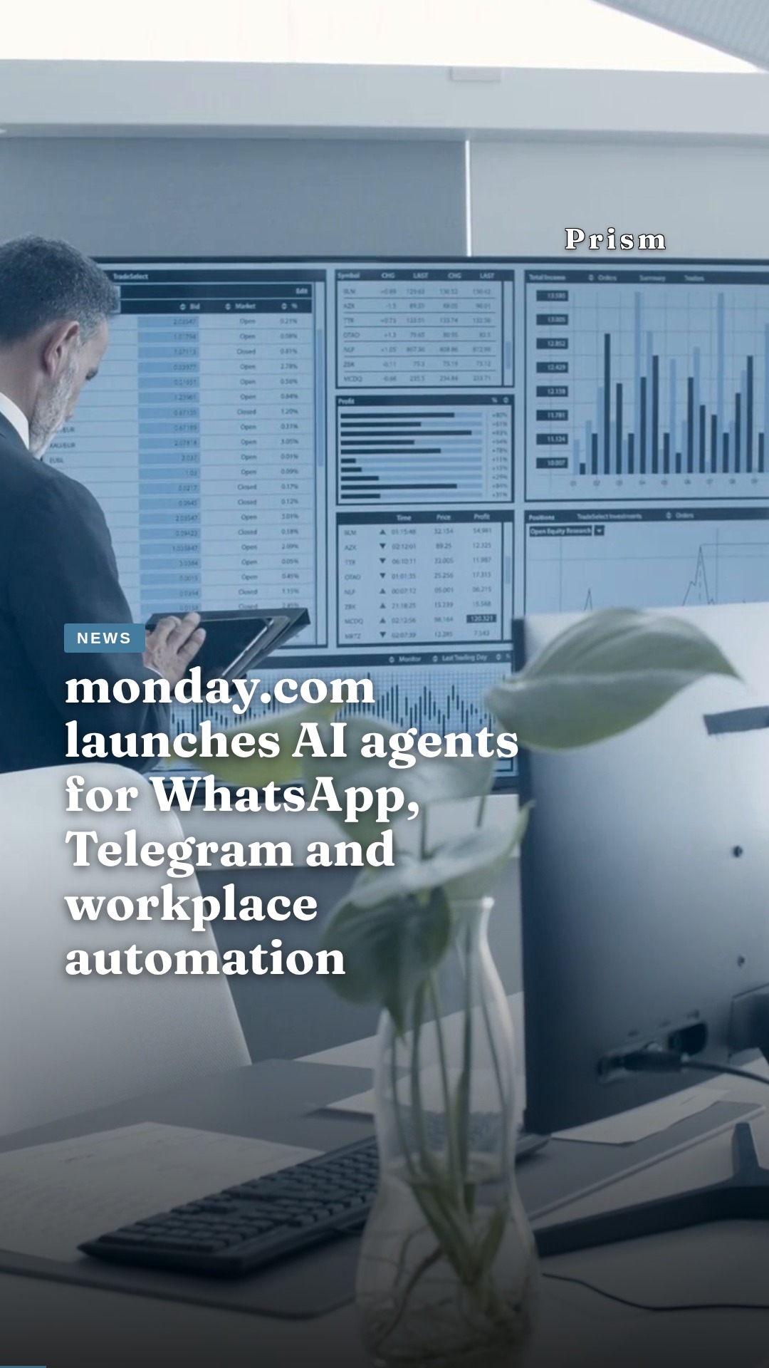 monday.com launches AI agents for WhatsApp, Telegram and workplace automation