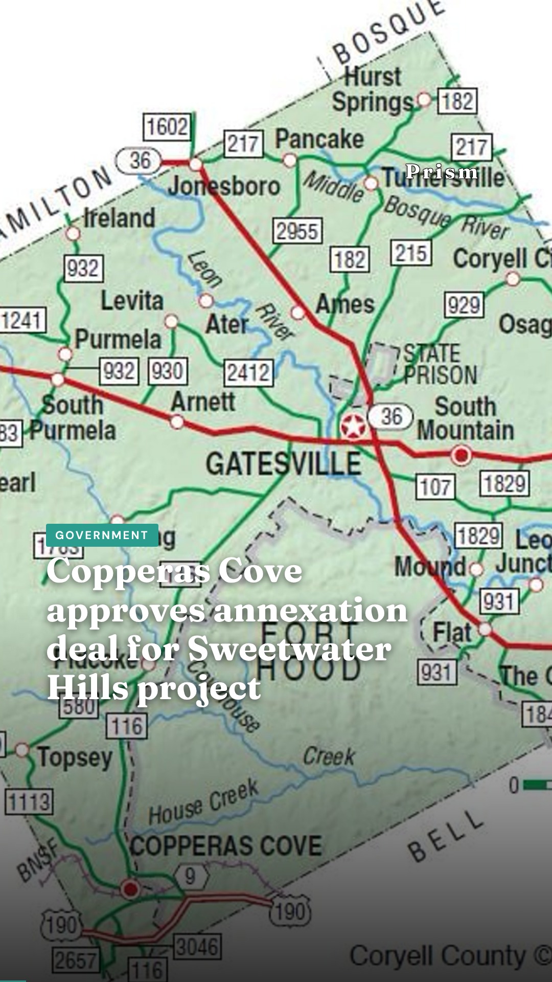 Copperas Cove approves annexation deal for Sweetwater Hills project