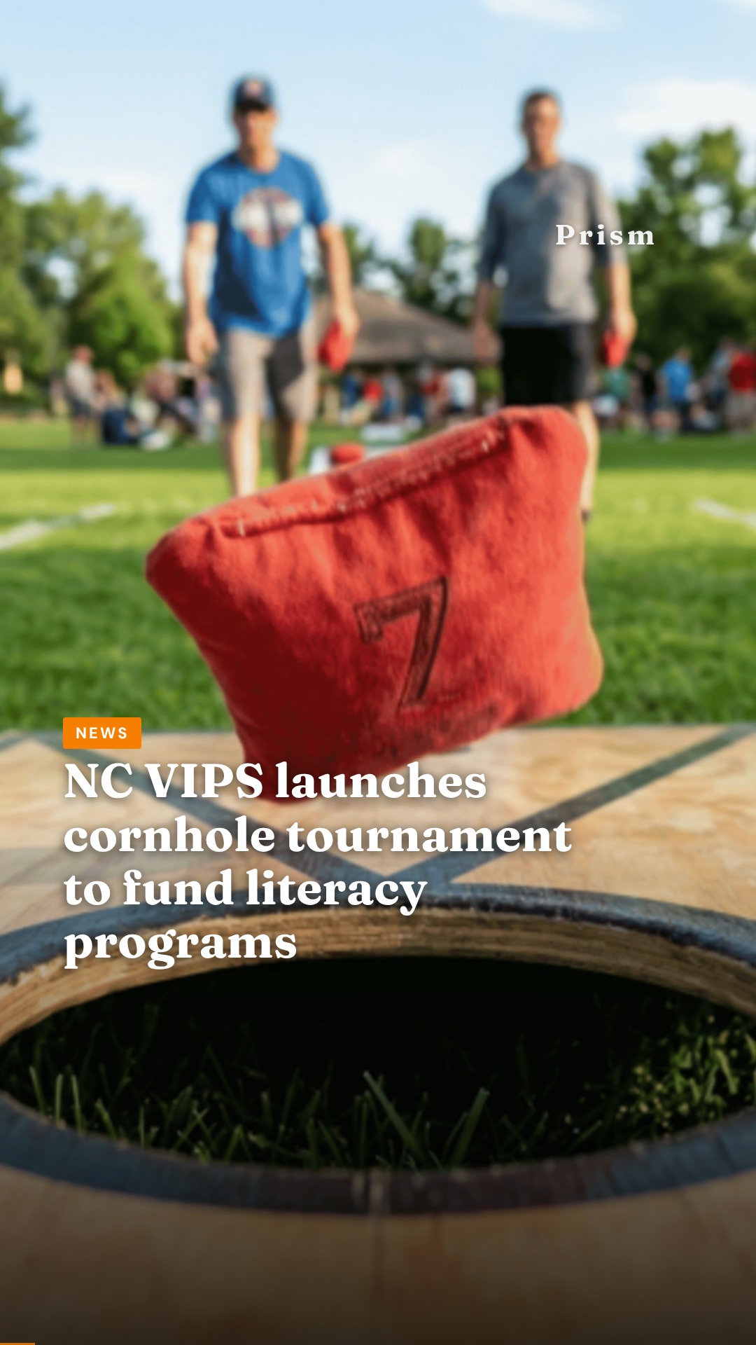 NC VIPS launches cornhole tournament to fund literacy programs
