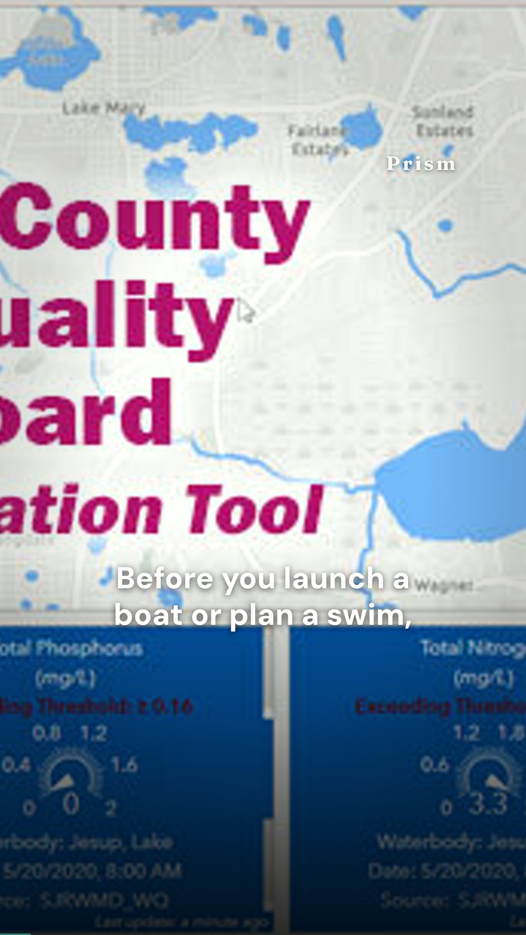 Seminole County tracks lake health, water quality with public dashboard