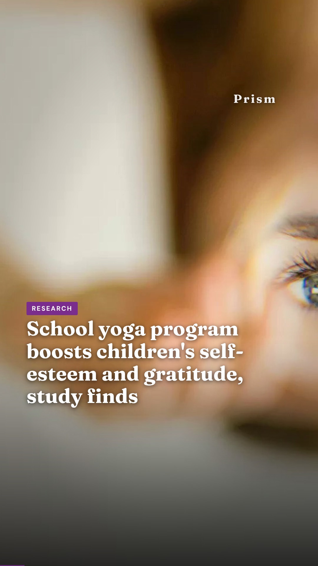 School yoga program boosts children's self-esteem and gratitude, study finds