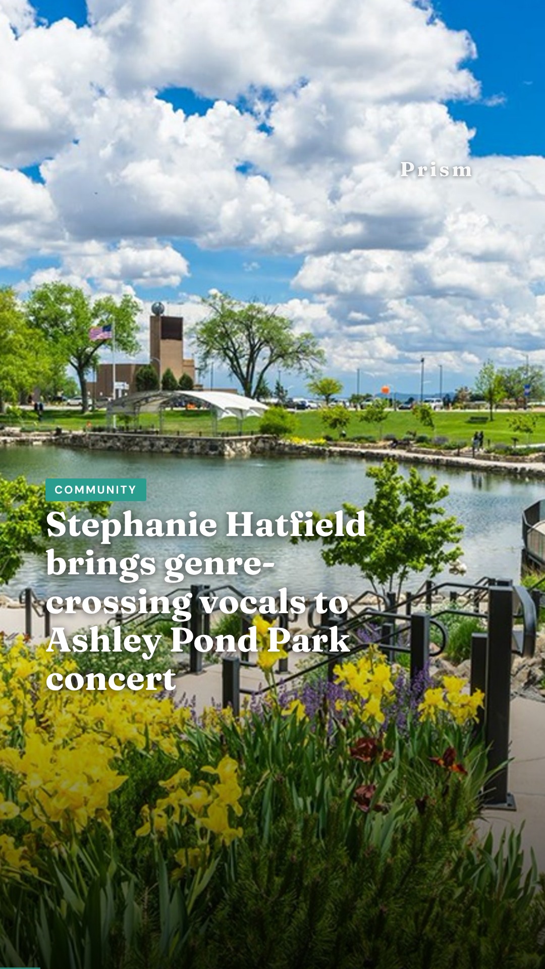 Stephanie Hatfield brings genre-crossing vocals to Ashley Pond Park concert