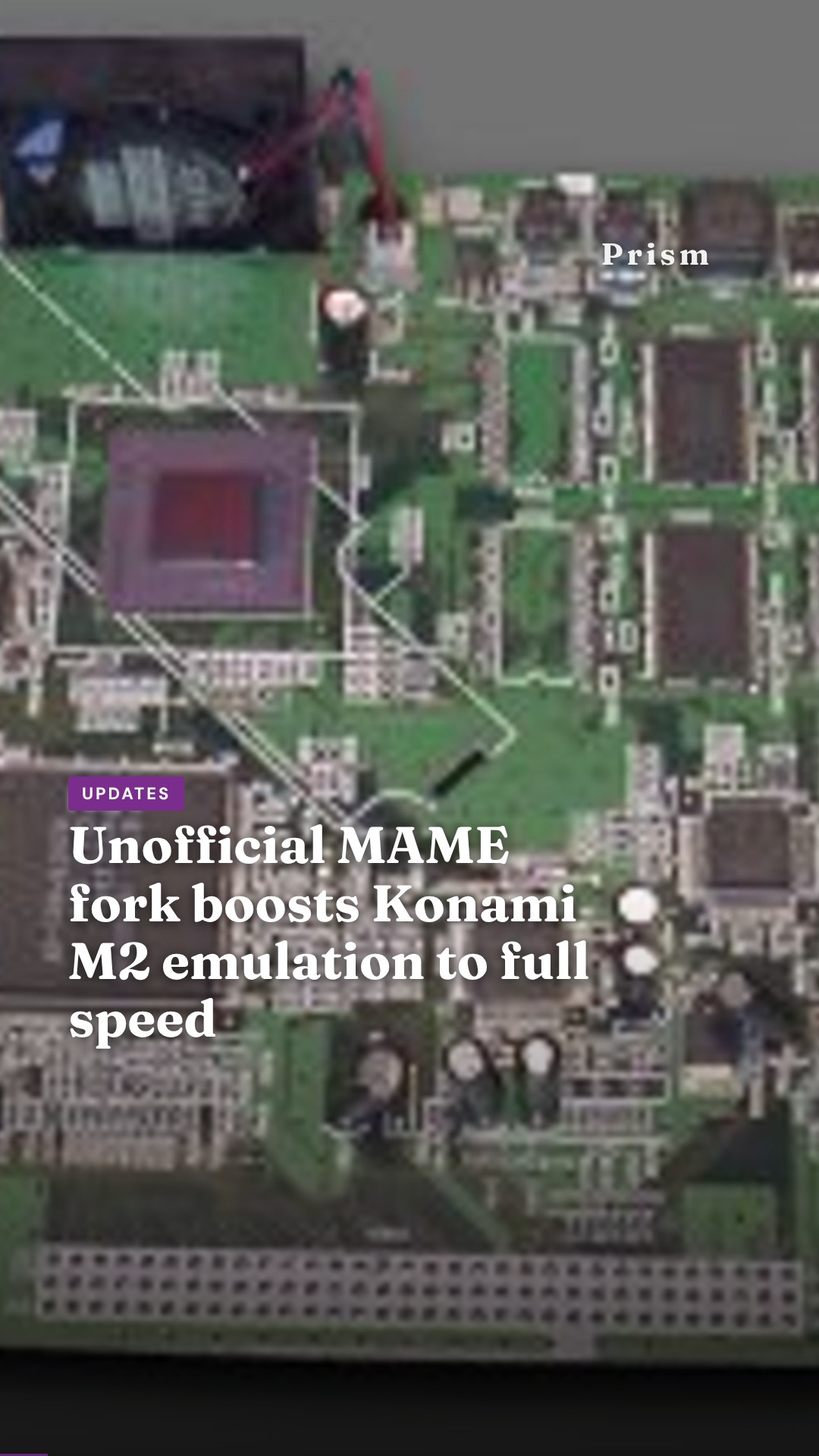 Unofficial MAME fork boosts Konami M2 emulation to full speed