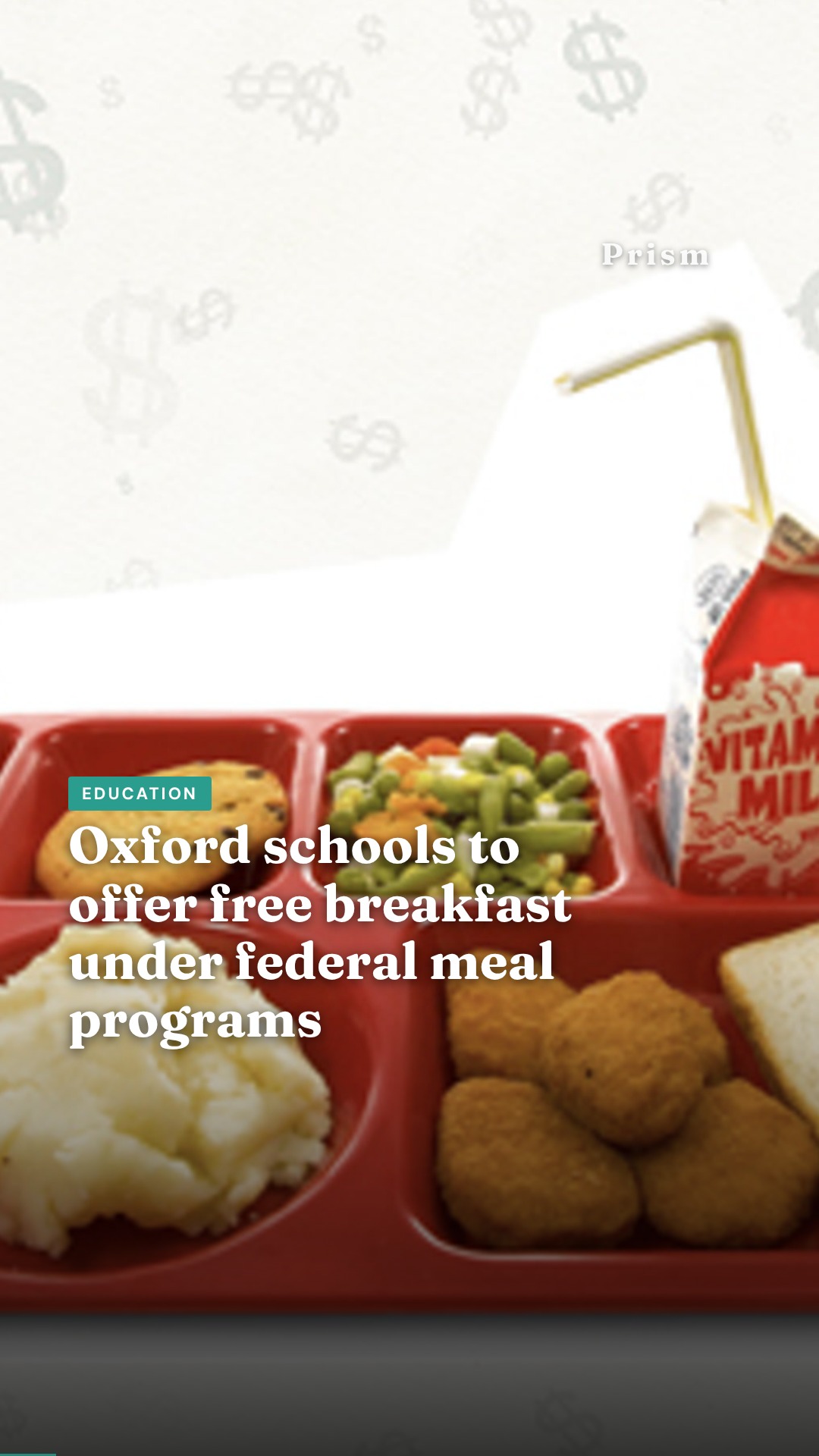 Oxford schools to offer free breakfast under federal meal programs