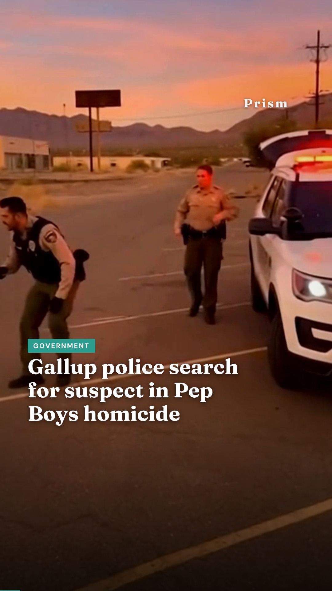 Gallup police search for suspect in Pep Boys homicide