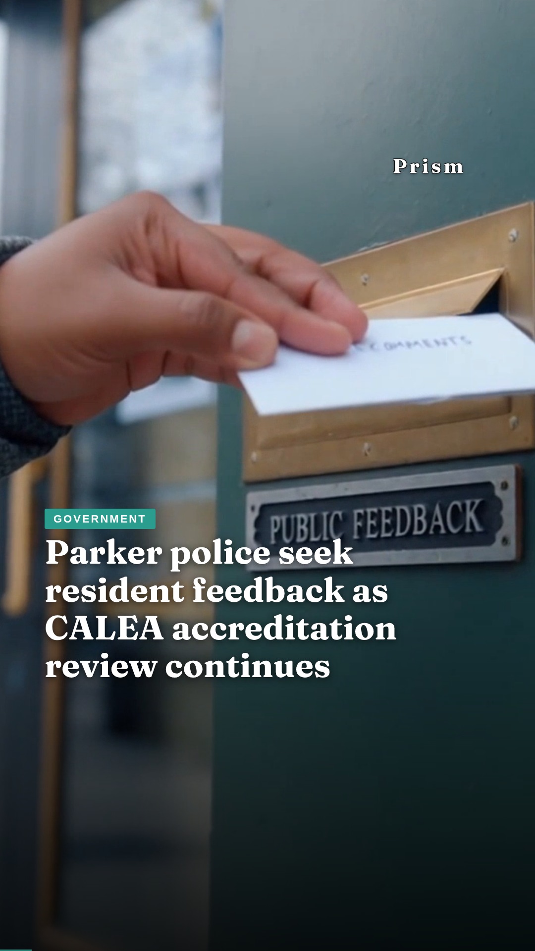 Parker police seek resident feedback as CALEA accreditation review continues