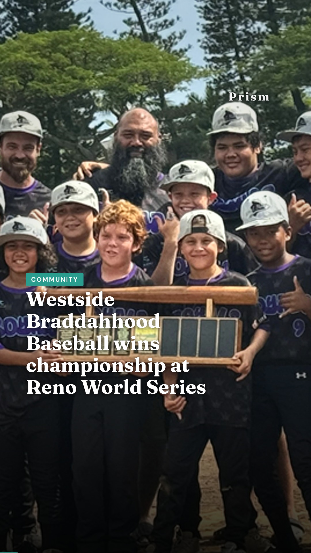 Westside Braddahhood Baseball wins championship at Reno World Series