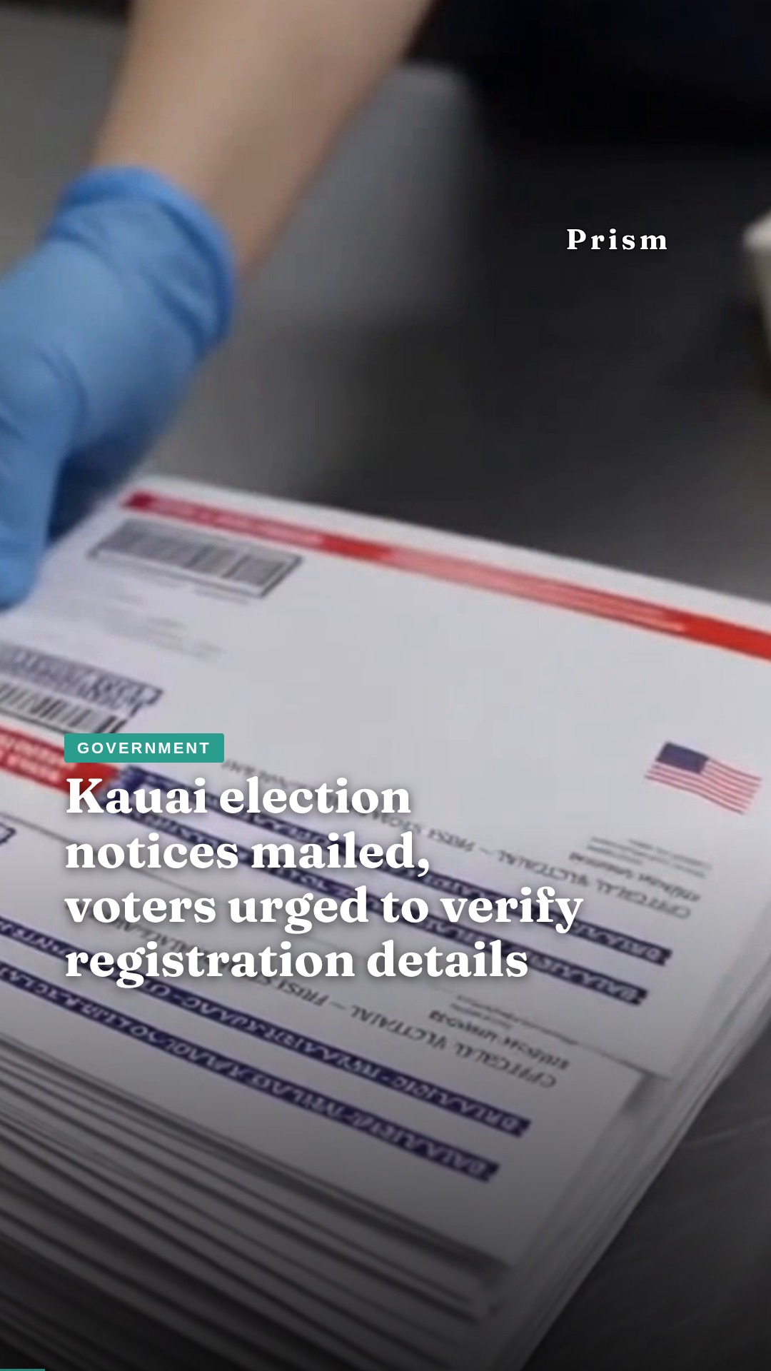 Kauai election notices mailed, voters urged to verify registration details
