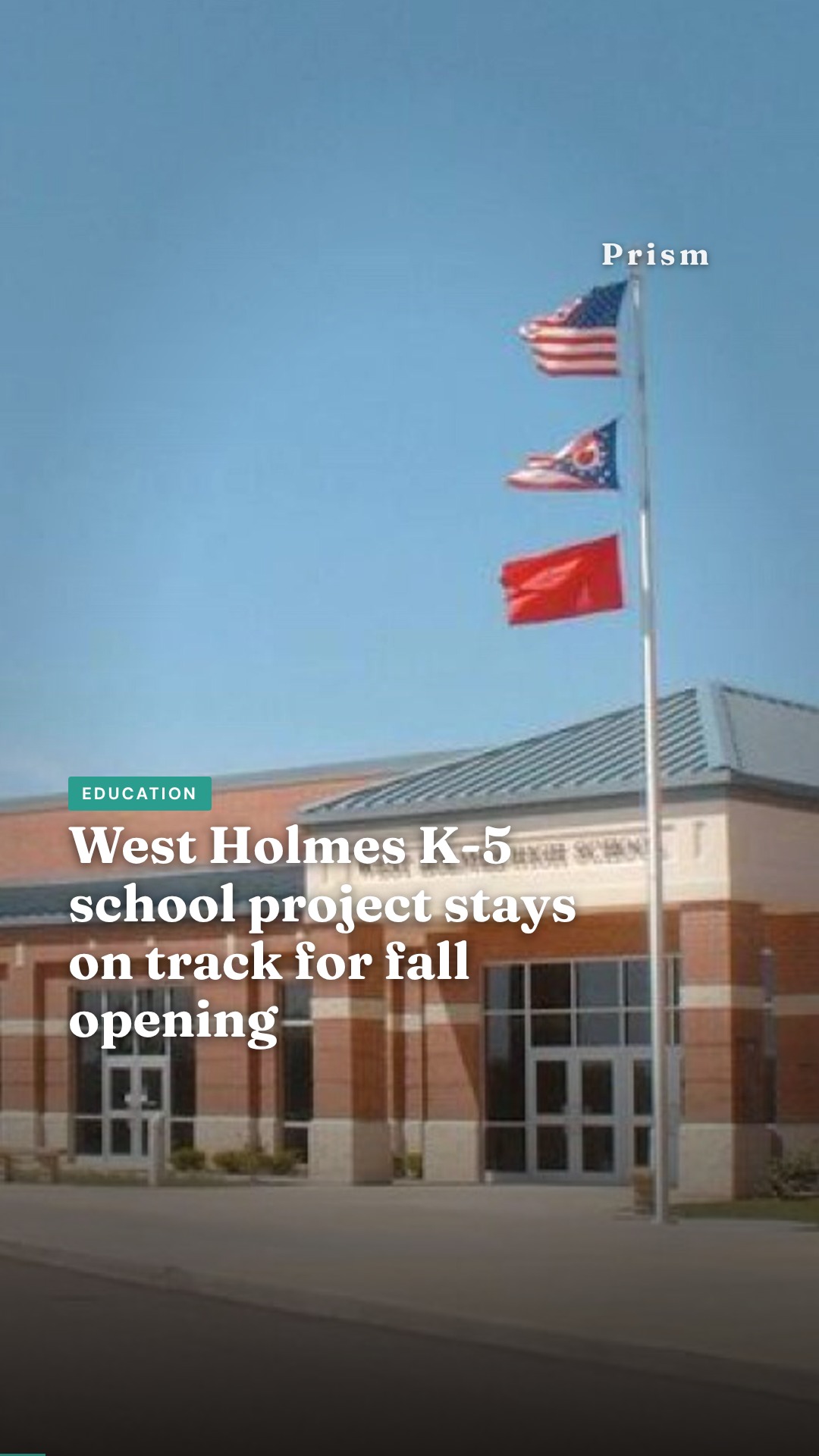 West Holmes K-5 school project stays on track for fall opening