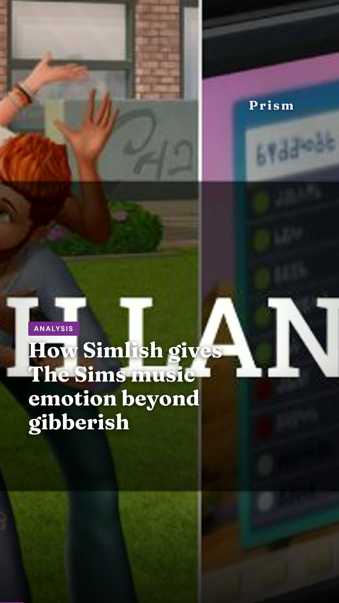 How Simlish gives The Sims music emotion beyond gibberish