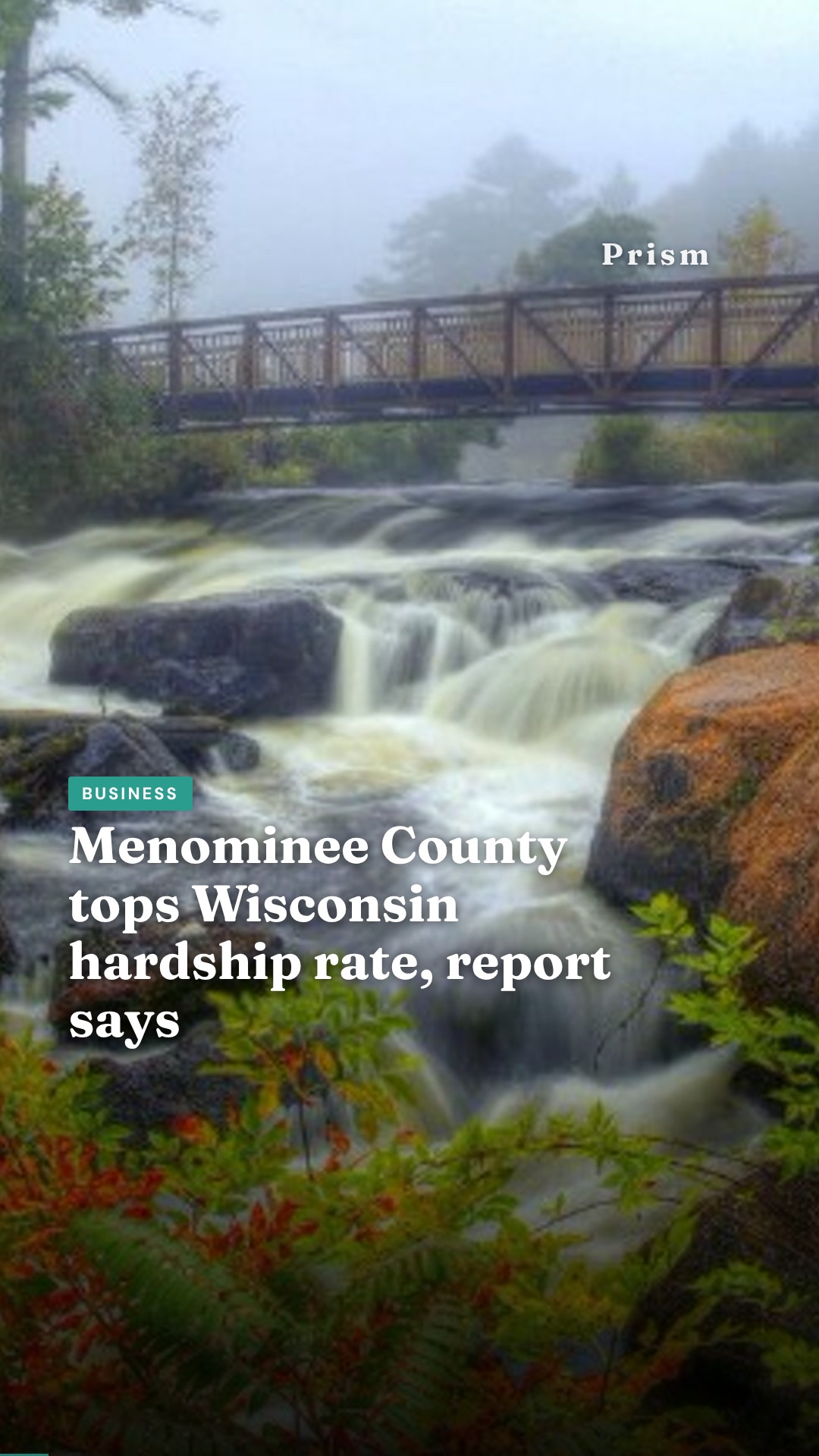 Menominee County tops Wisconsin hardship rate, report says