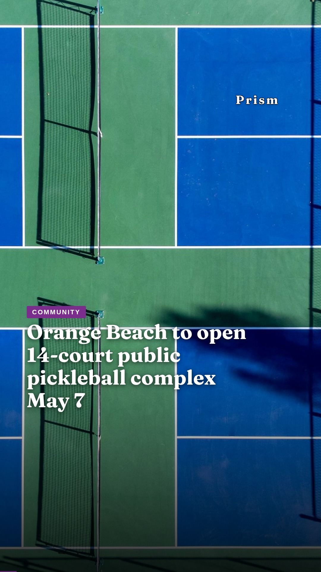 Orange Beach to open 14-court public pickleball complex May 7