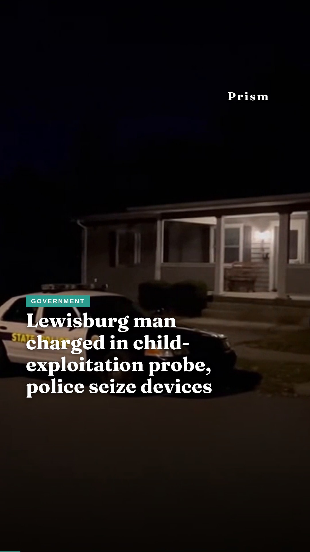 Lewisburg man charged in child-exploitation probe, police seize devices