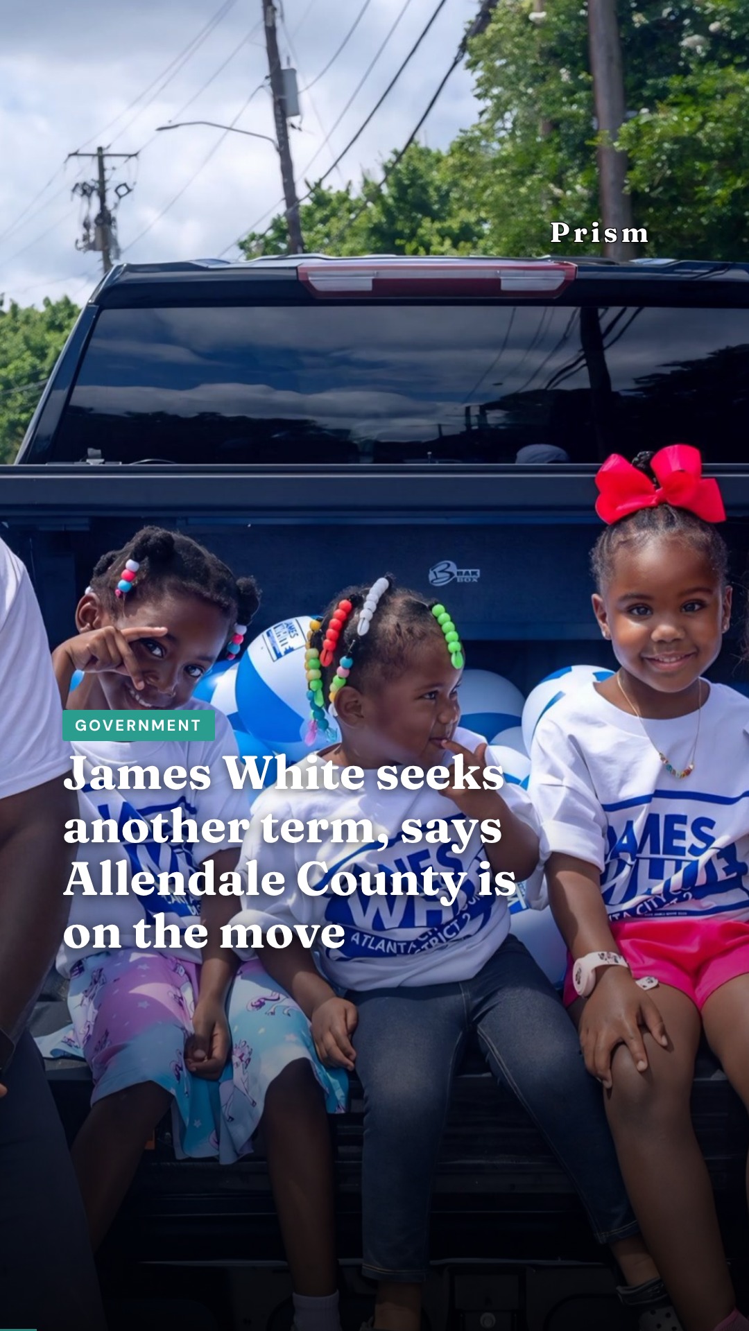 James White seeks another term, says Allendale County is on the move