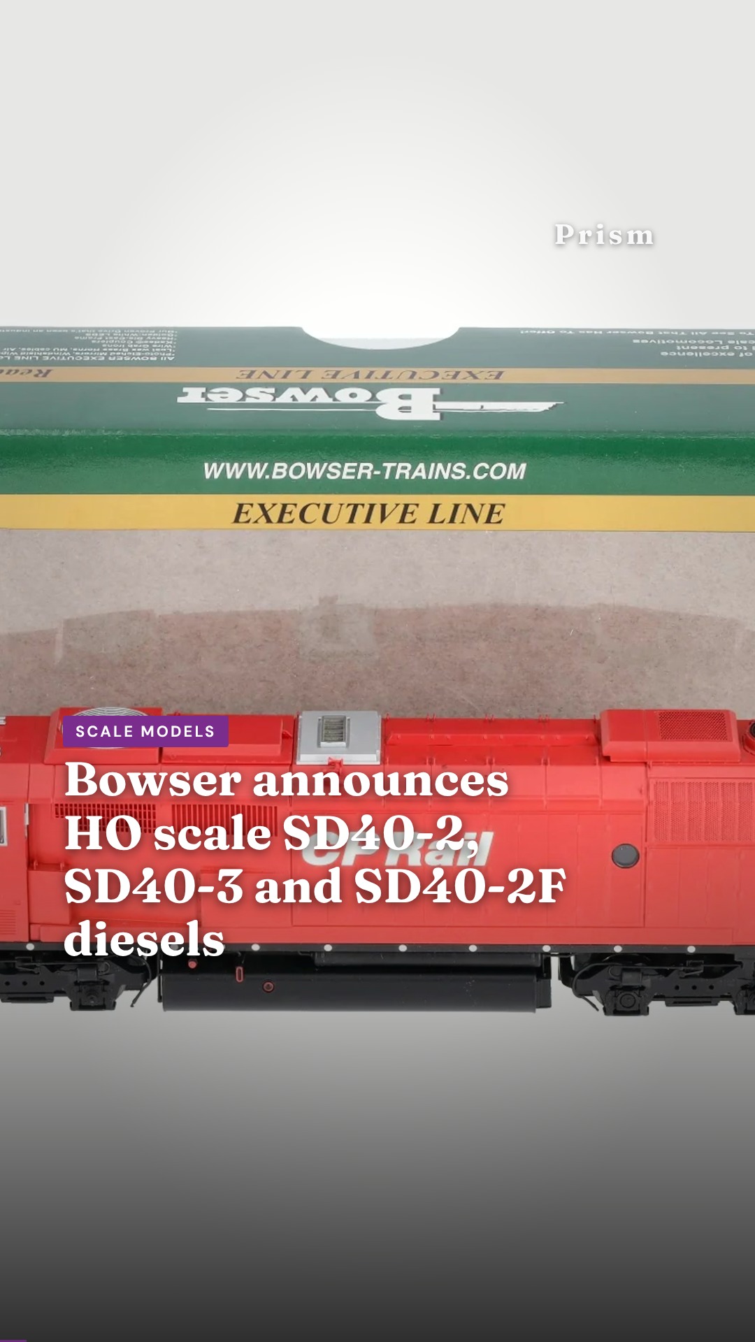 Bowser announces HO scale SD40-2, SD40-3 and SD40-2F diesels