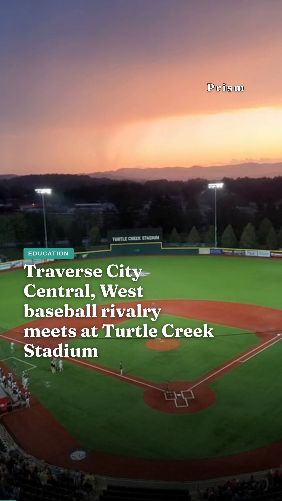 Traverse City Central, West baseball rivalry meets at Turtle Creek Stadium