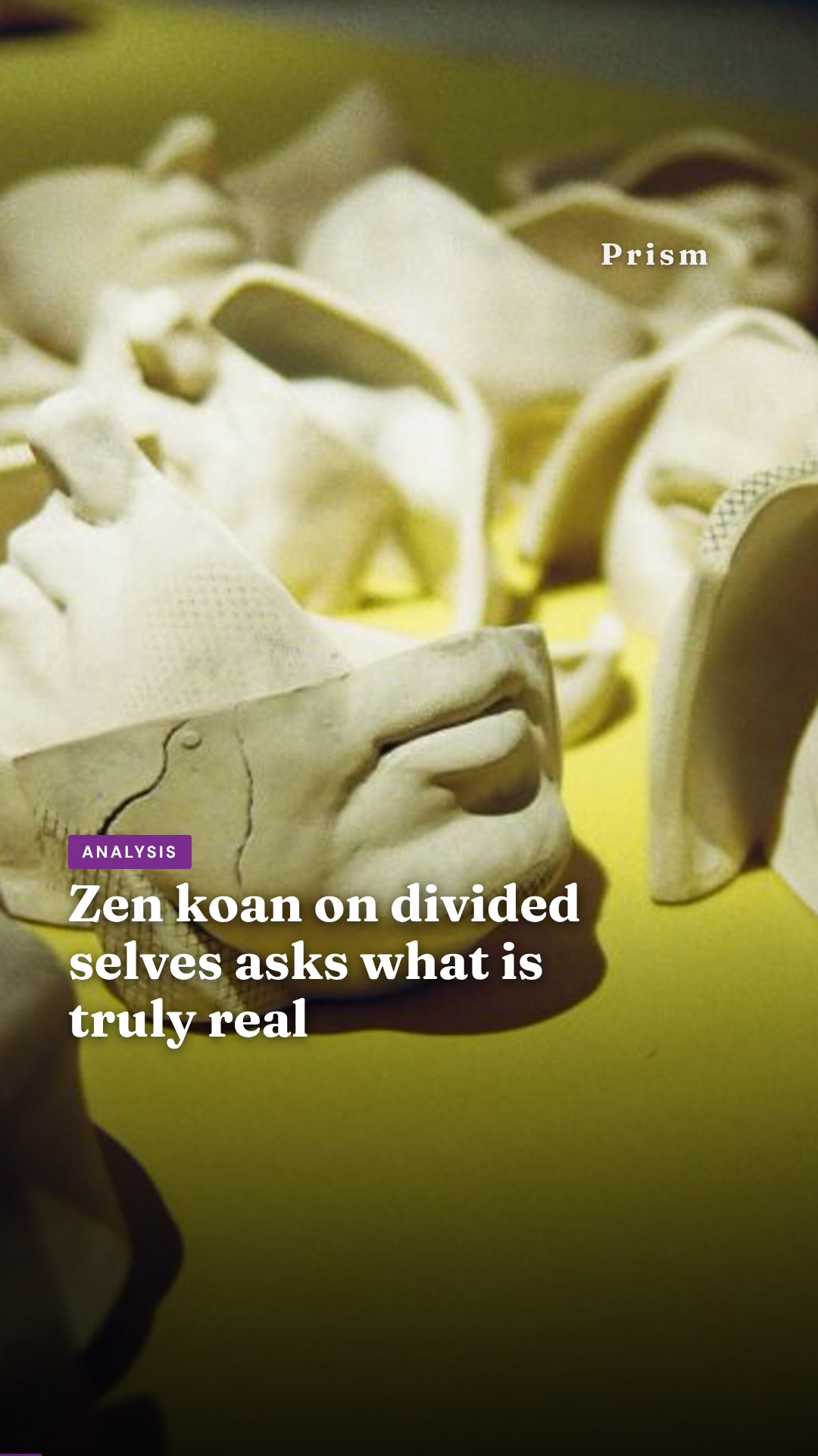 Zen koan on divided selves asks what is truly real