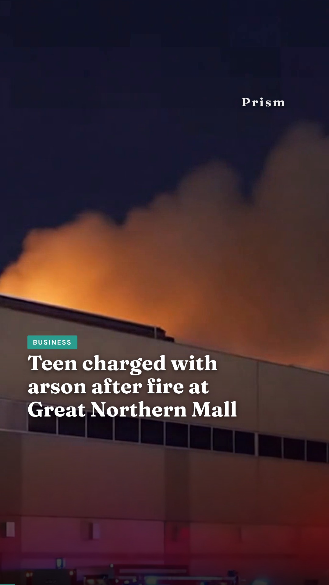 Teen charged with arson after fire at Great Northern Mall