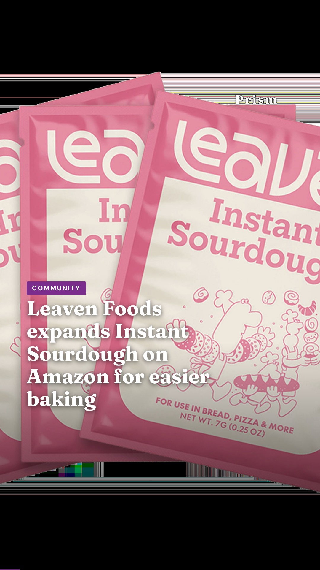 Leaven Foods expands Instant Sourdough on Amazon for easier baking