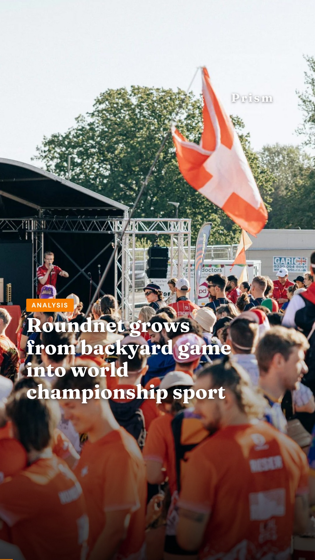 Roundnet grows from backyard game into world championship sport