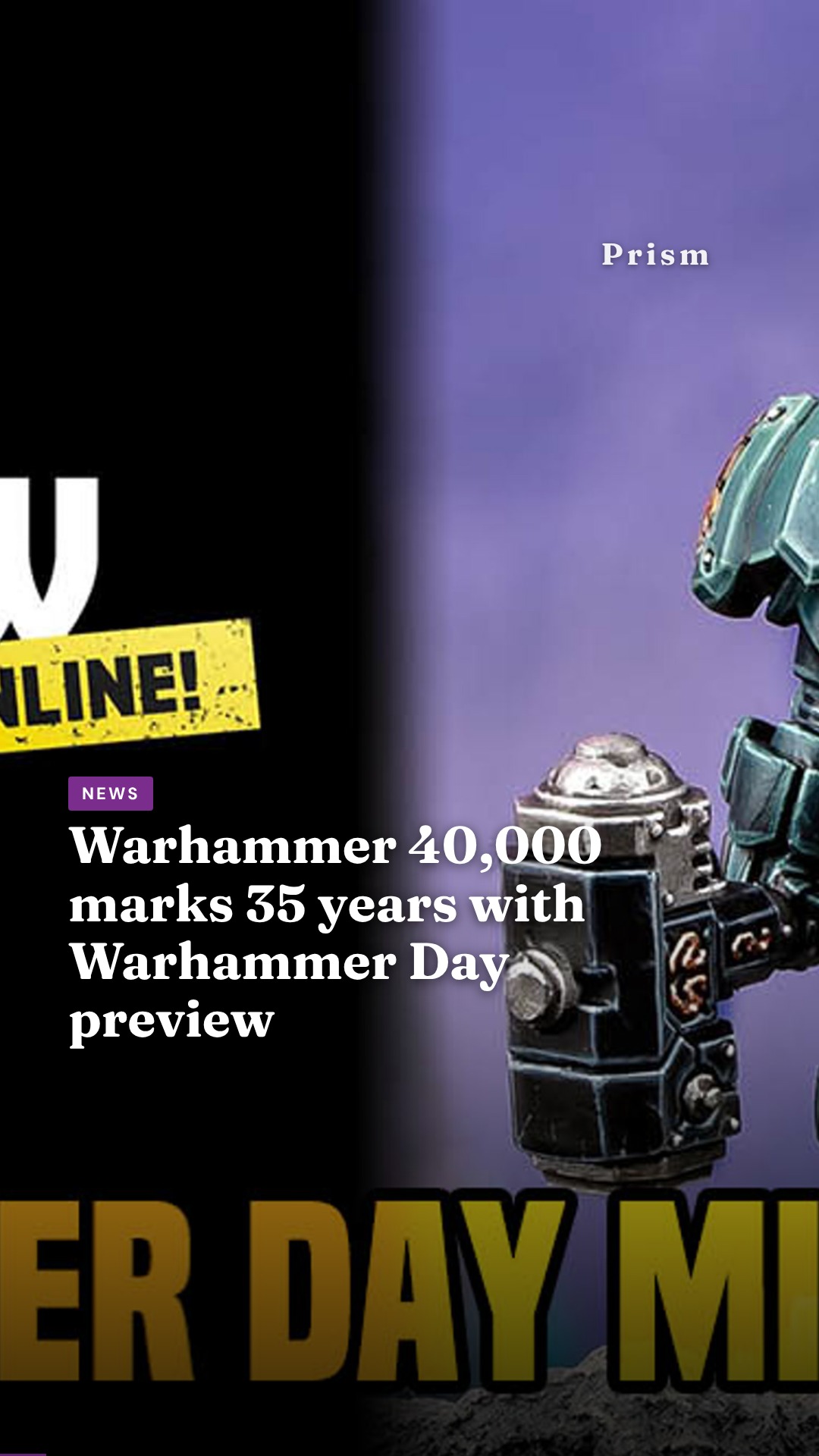 Warhammer 40,000 marks 35 years with Warhammer Day preview