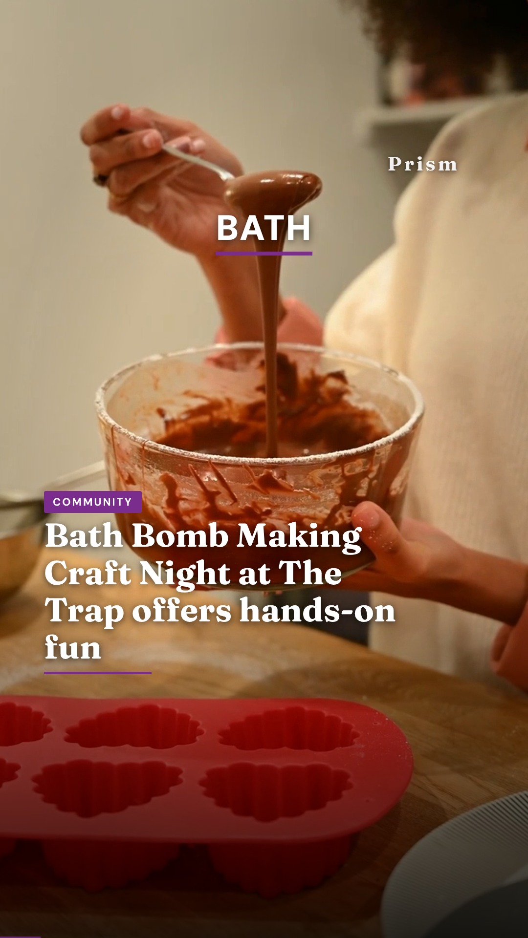 Bath Bomb Making Craft Night at The Trap offers hands-on fun