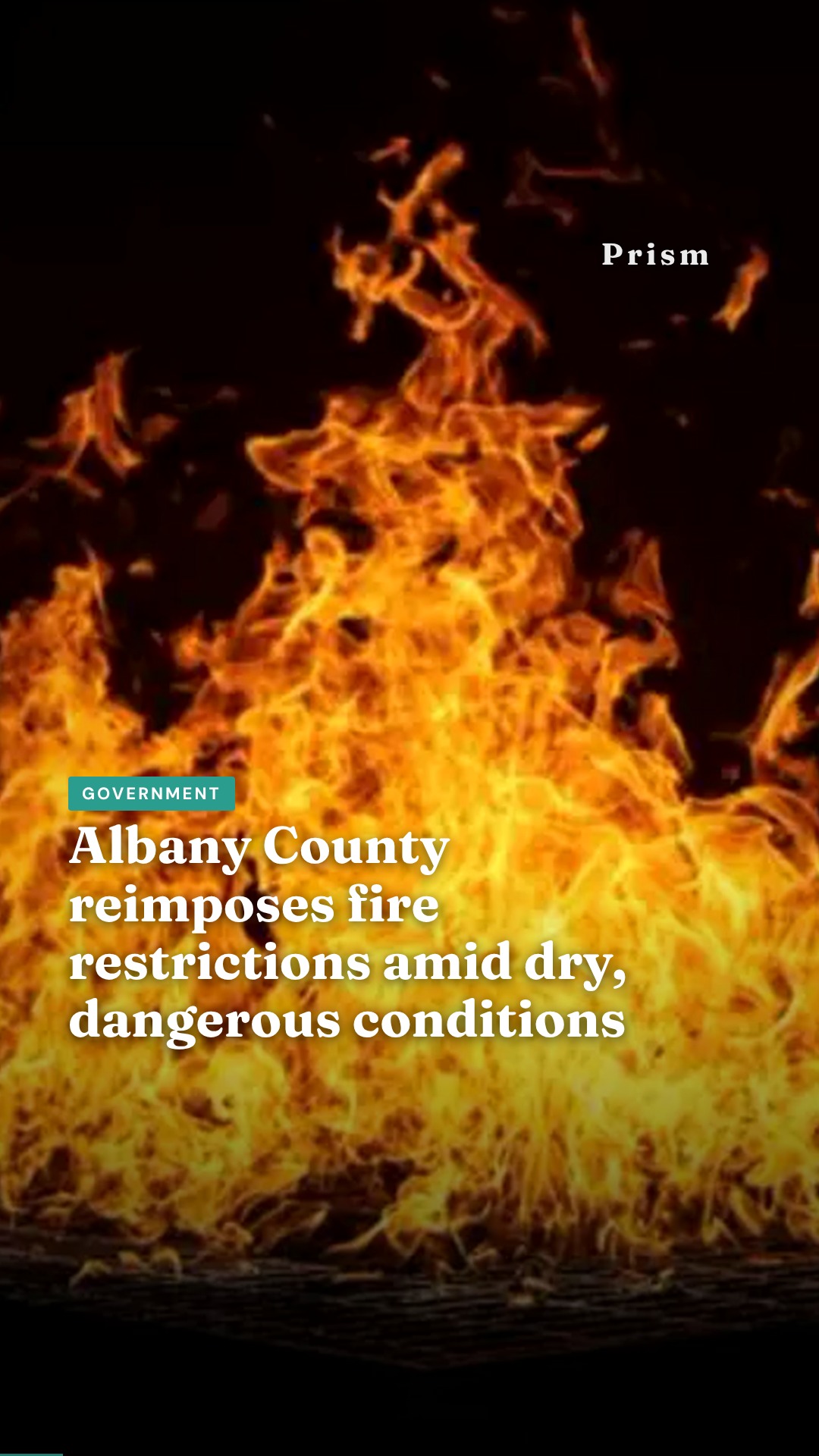 Albany County reimposes fire restrictions amid dry, dangerous conditions