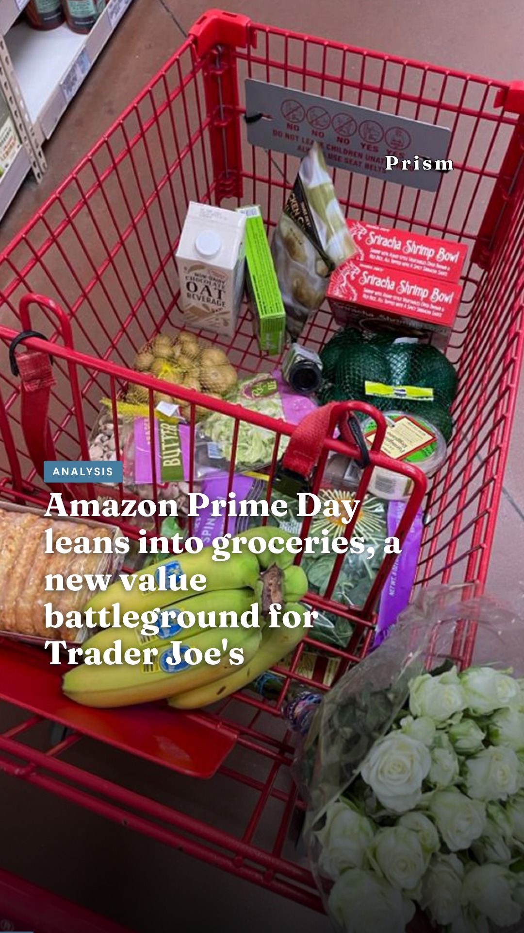 Amazon Prime Day leans into groceries, a new value battleground for Trader Joe's