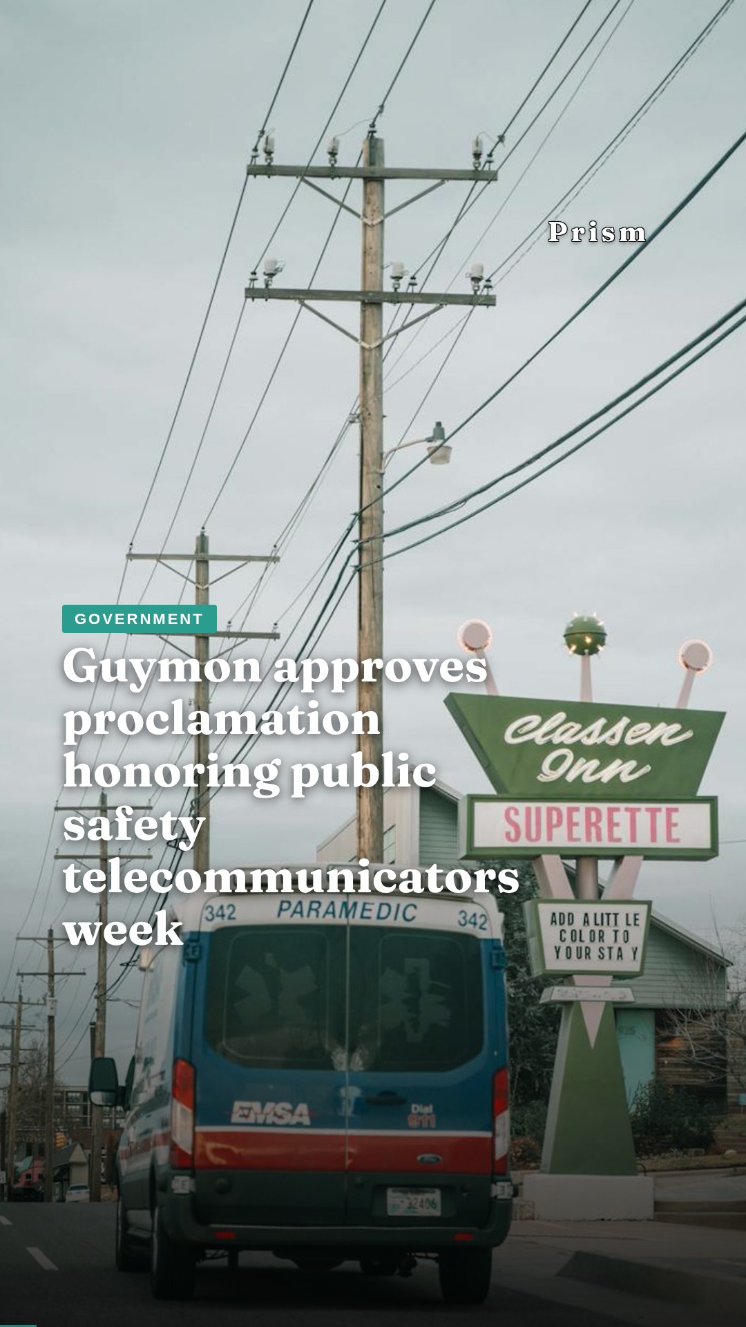 Guymon approves proclamation honoring public safety telecommunicators week