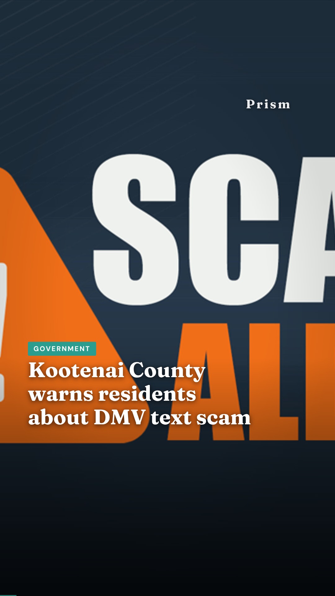 Kootenai County warns residents about DMV text scam