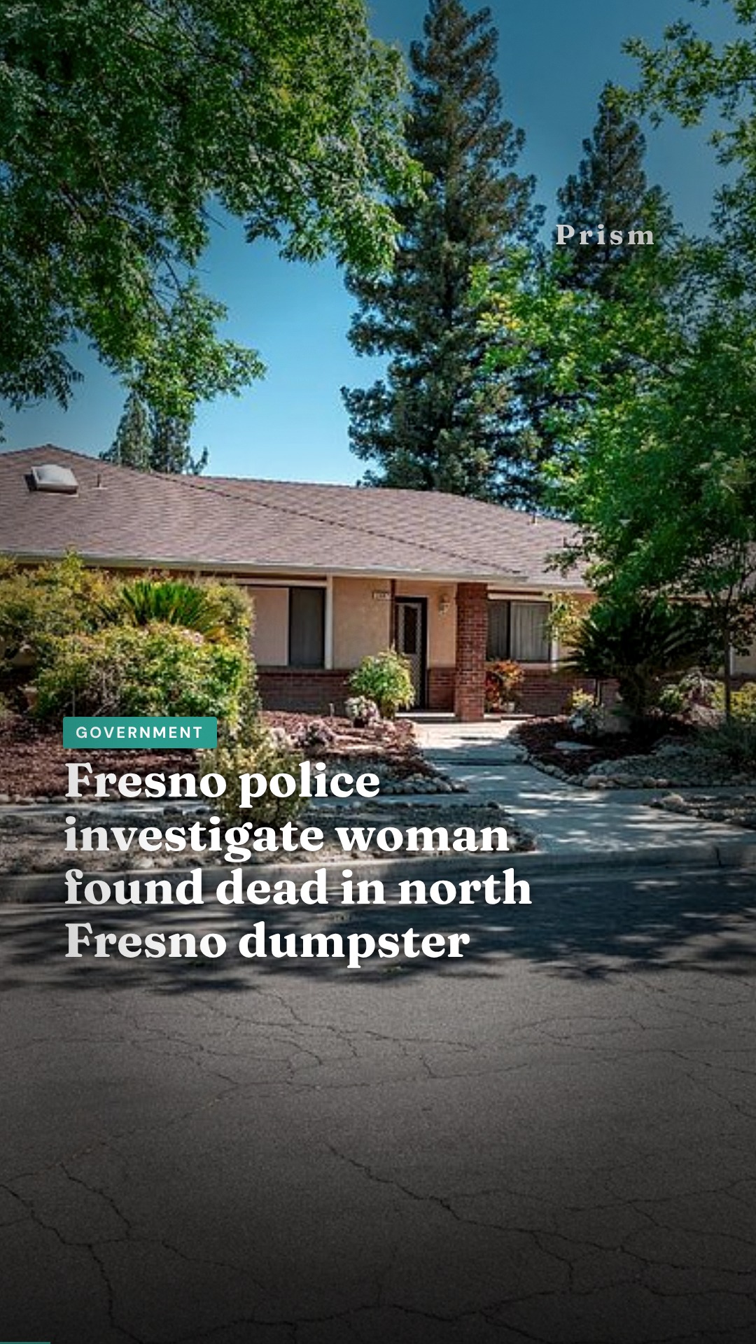 Fresno police investigate woman found dead in north Fresno dumpster