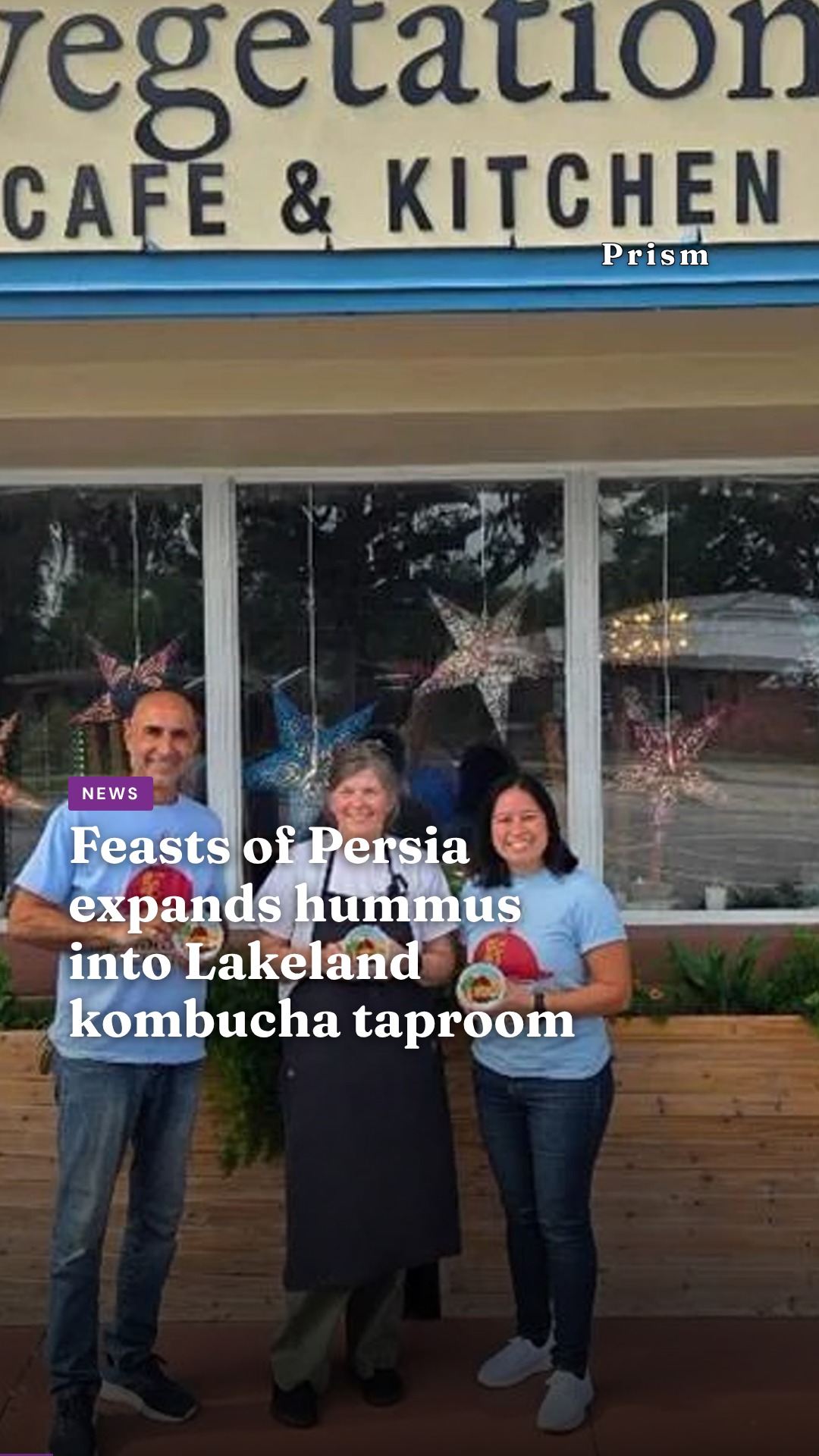Feasts of Persia expands hummus into Lakeland kombucha taproom
