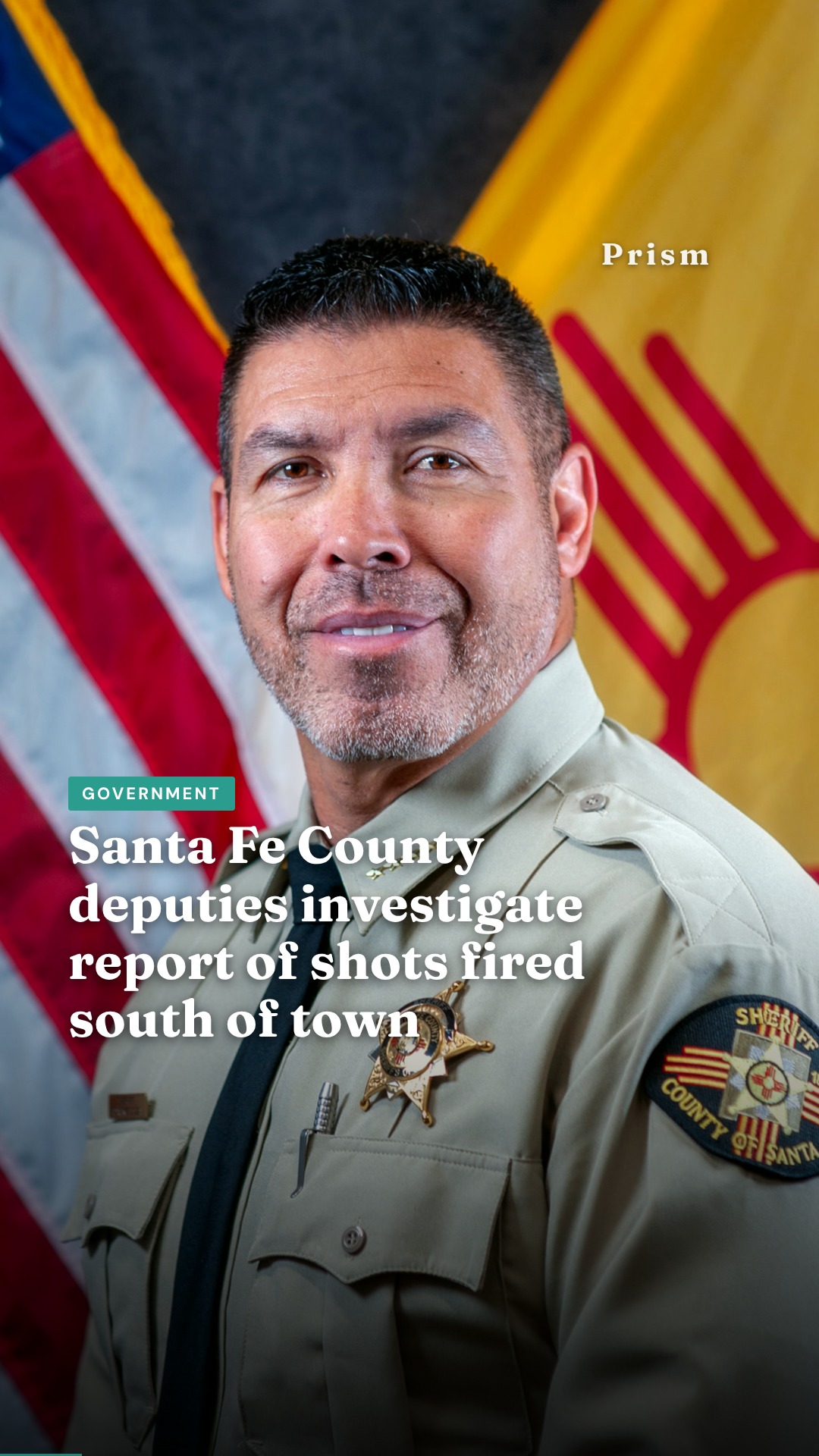 Santa Fe County deputies investigate report of shots fired south of town