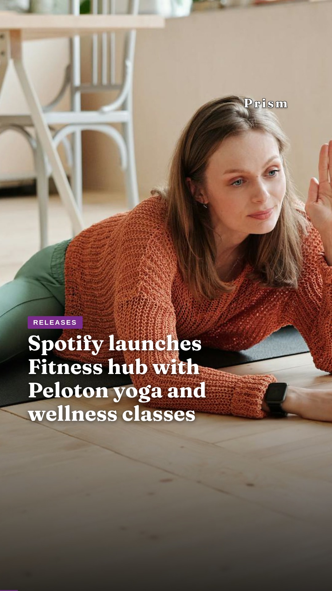 Spotify launches Fitness hub with Peloton yoga and wellness classes