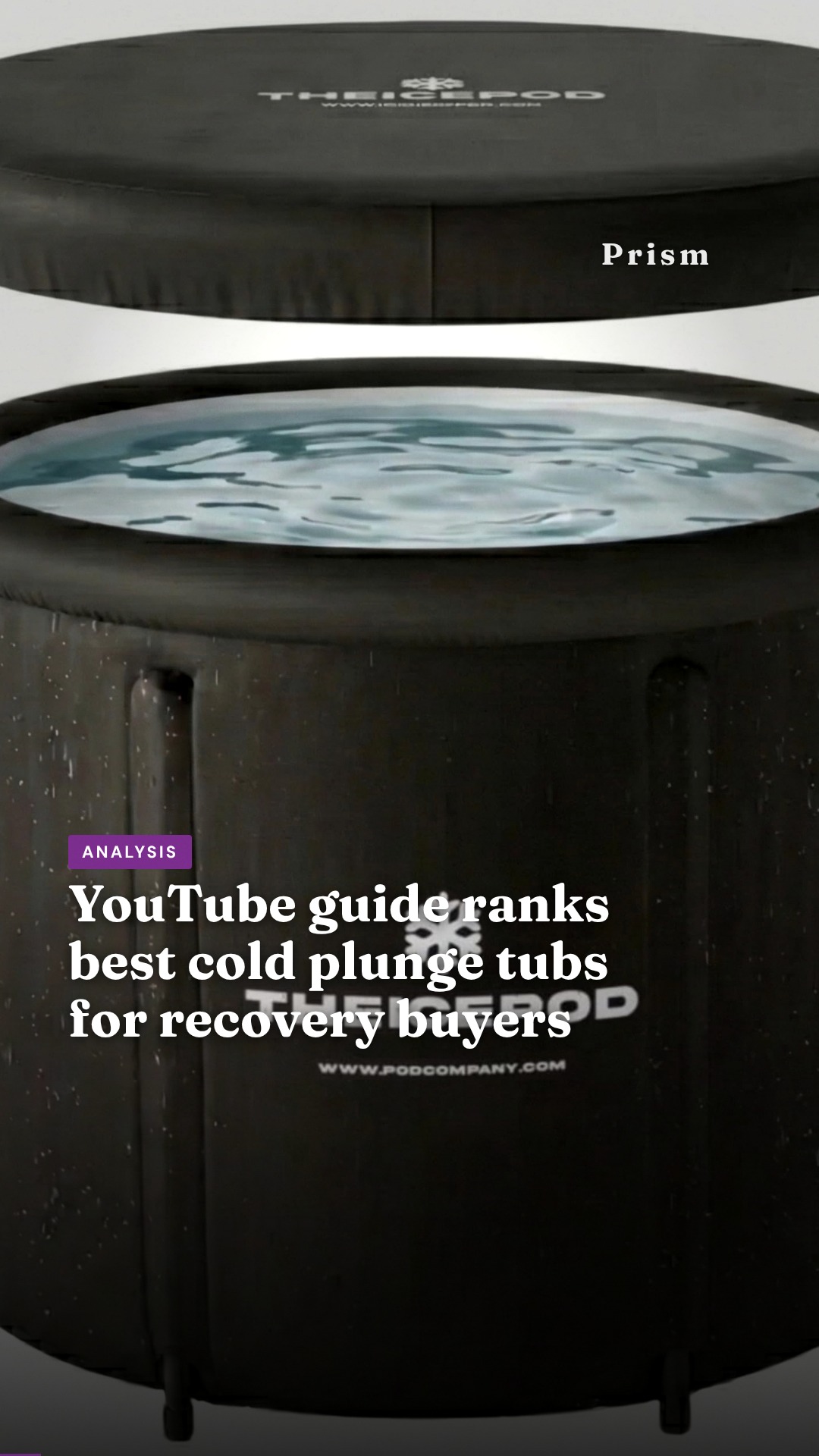 YouTube guide ranks best cold plunge tubs for recovery buyers