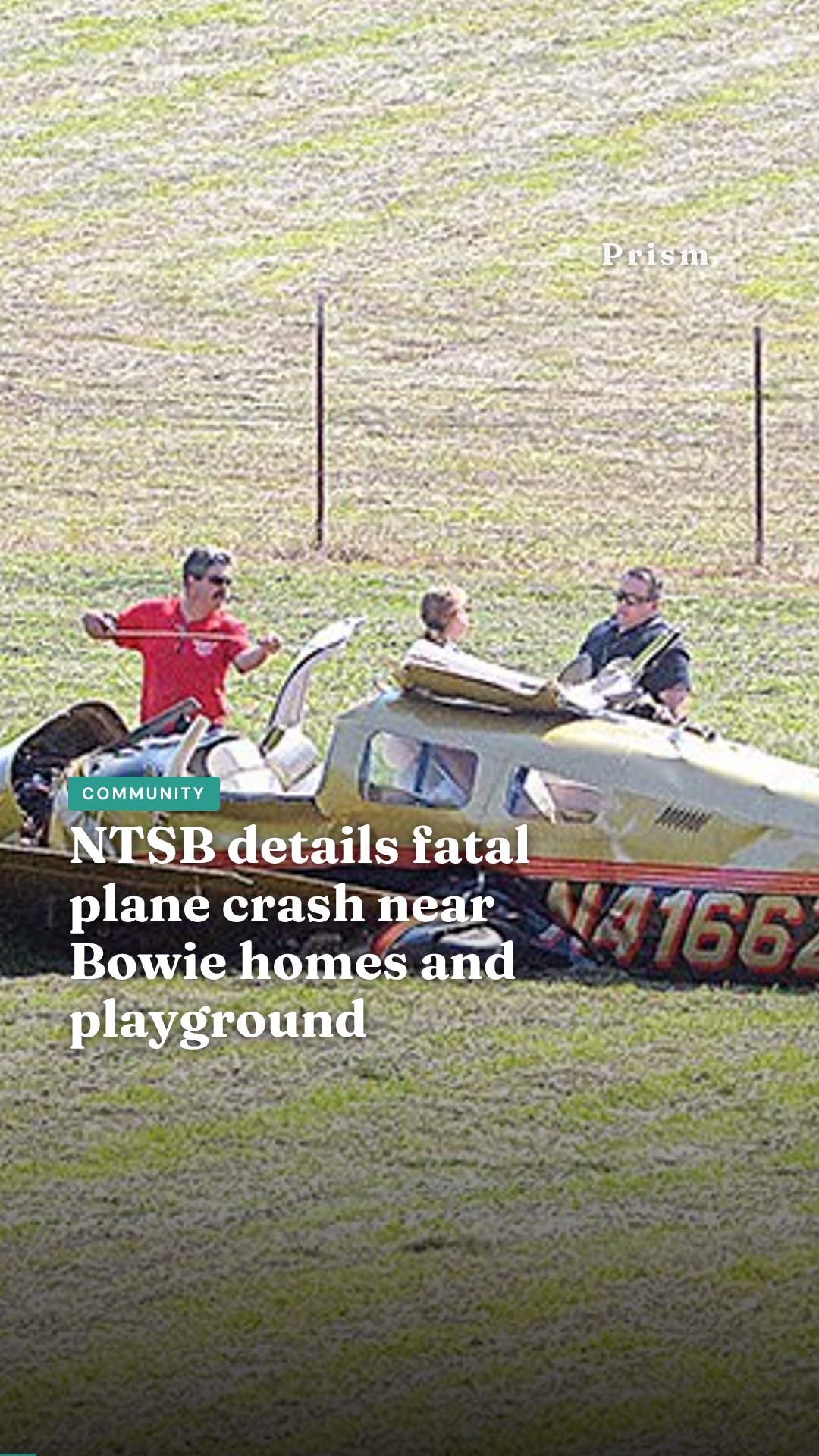 NTSB details fatal plane crash near Bowie homes and playground