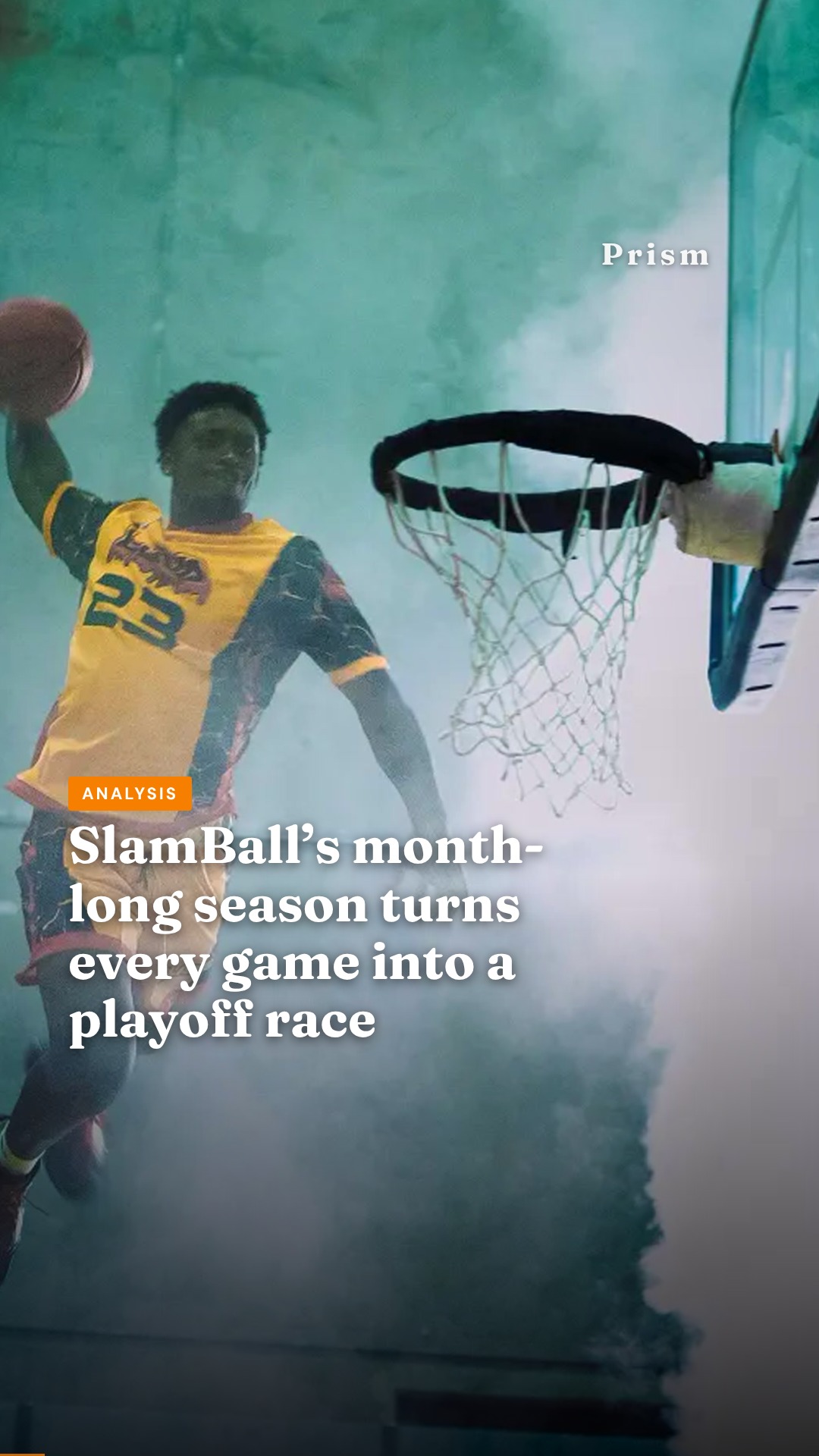 SlamBall’s month-long season turns every game into a playoff race